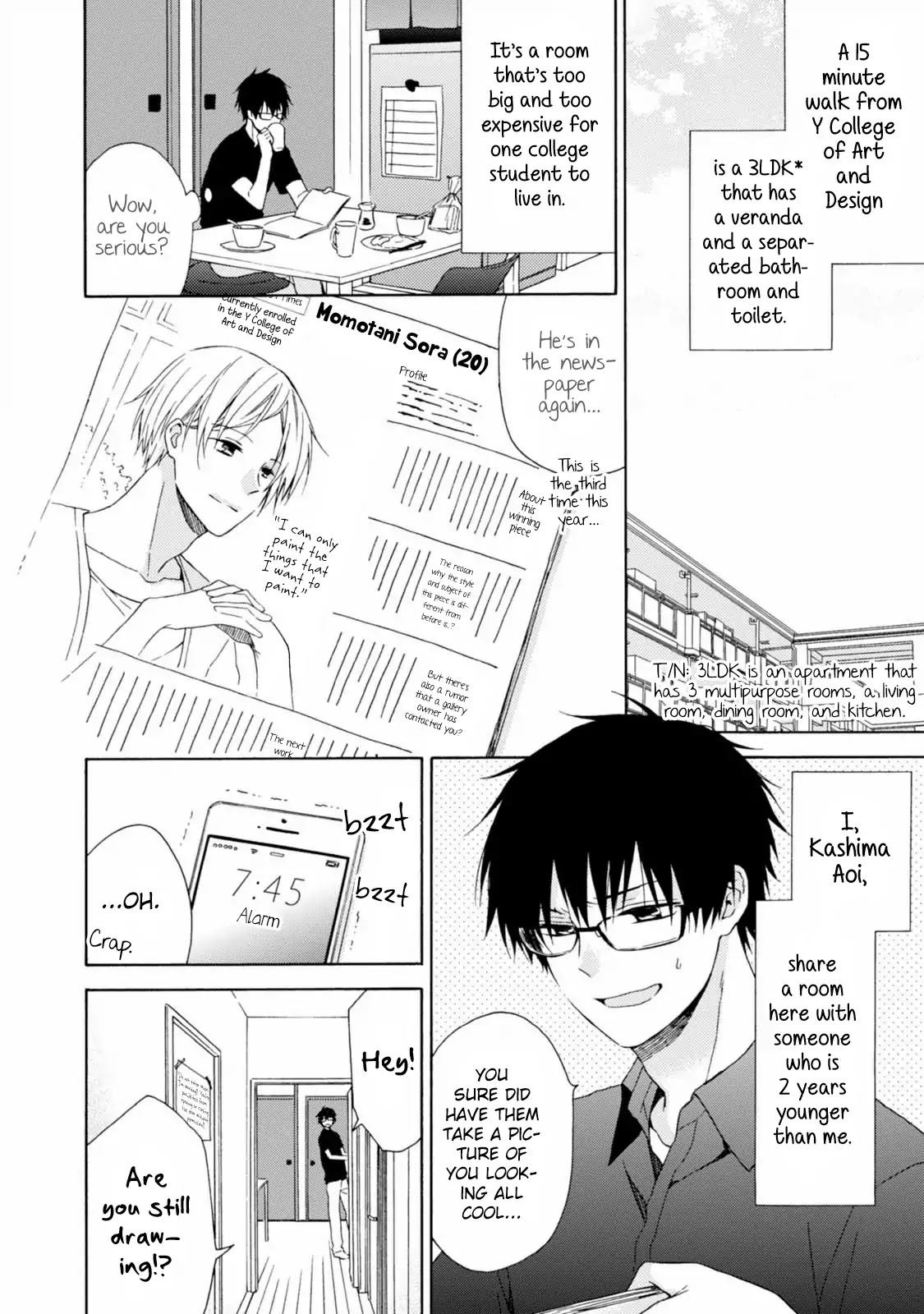 Totsuzen, Doukyonin ni Marking Saremashita Chapter 1 page 8 - Chapter 1