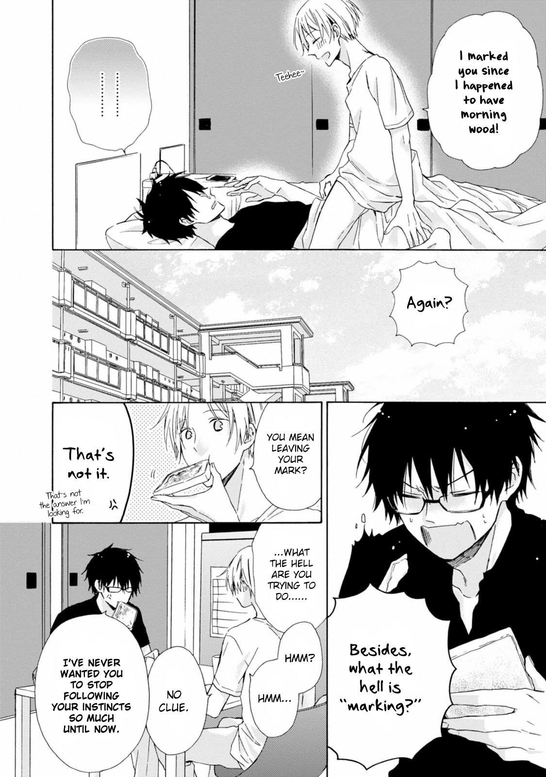 Totsuzen, Doukyonin ni Marking Saremashita Chapter 2 page 6 - Chapter 2