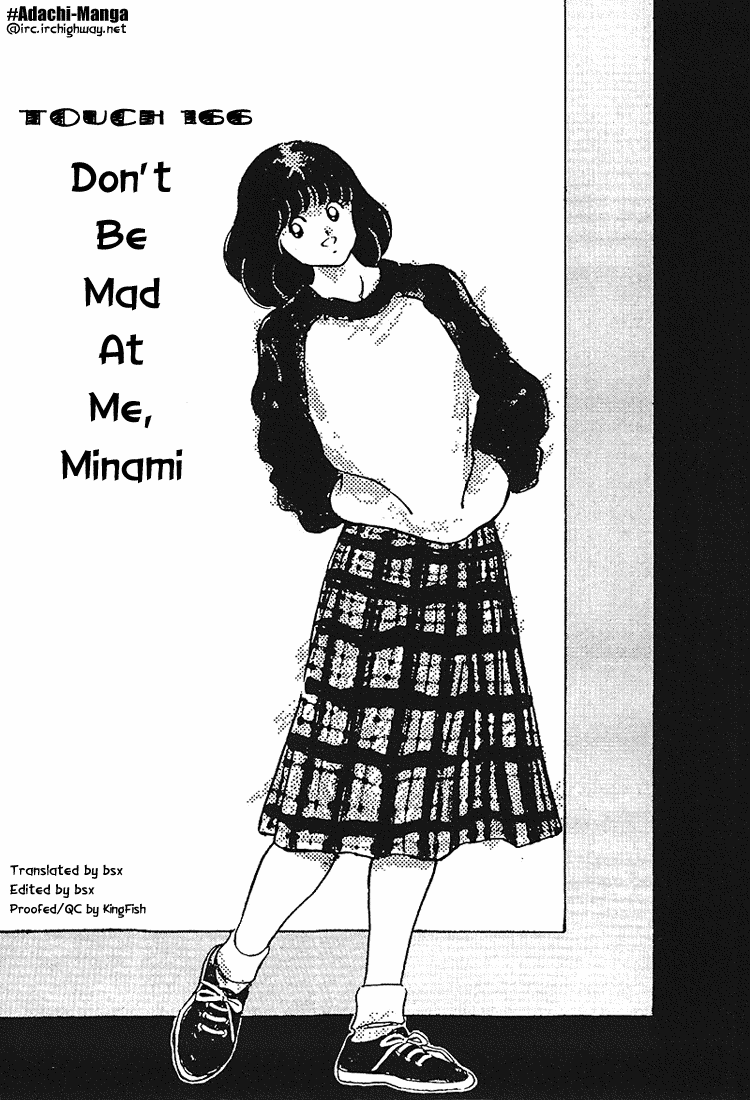 Touch Chapter 166 page 1 - Chapter 166: Don't Be Mad At Me, Minami