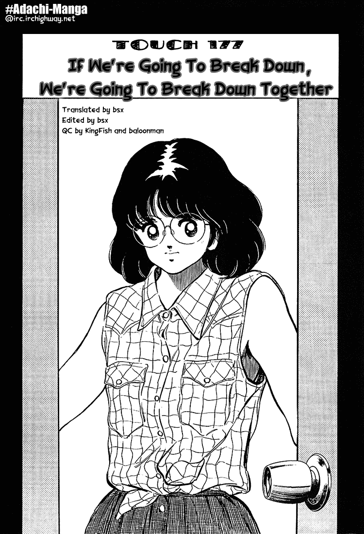 Touch Chapter 177 page 1 - Chapter 177: If We're Going To Break Down, We're Going To Break Down Together