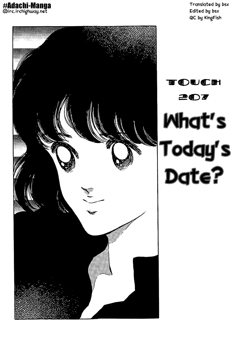Touch Chapter 207 page 1 - Chapter 207: What's Today's Date