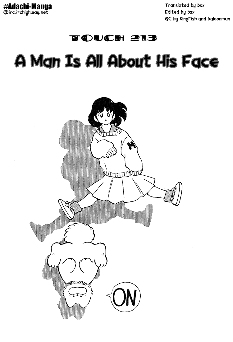 Touch Chapter 213 page 1 - Chapter 213: A Man Is All About His face