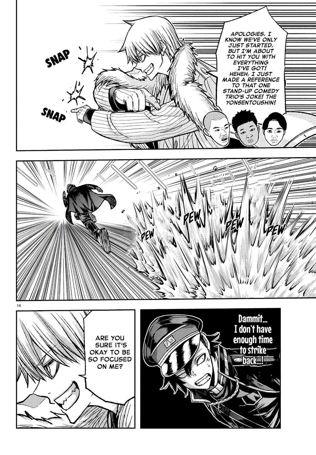Tougen Anki Chapter 100 page 15 - Chapter 100: Don't let your guard down! Stand firm!!