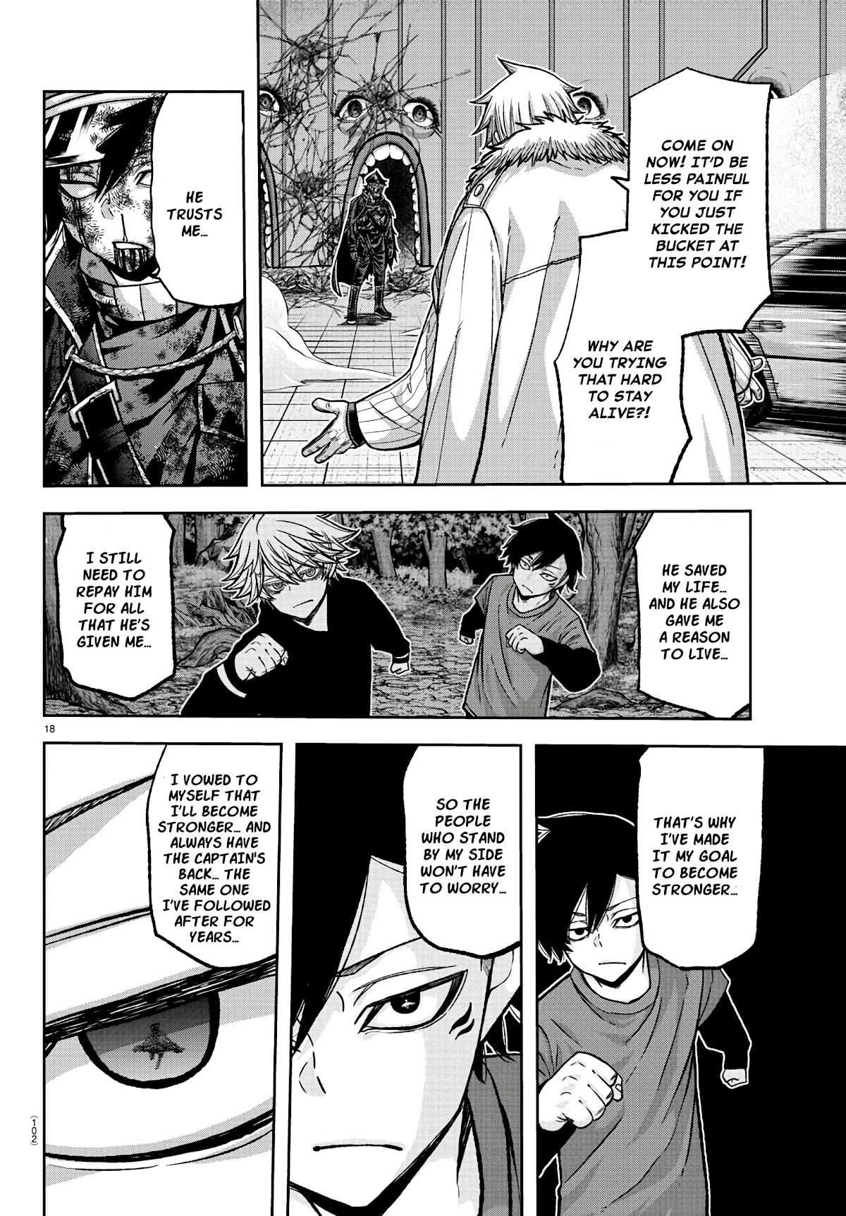 Tougen Anki Chapter 101 page 19 - Chapter 101: Captain's Back!