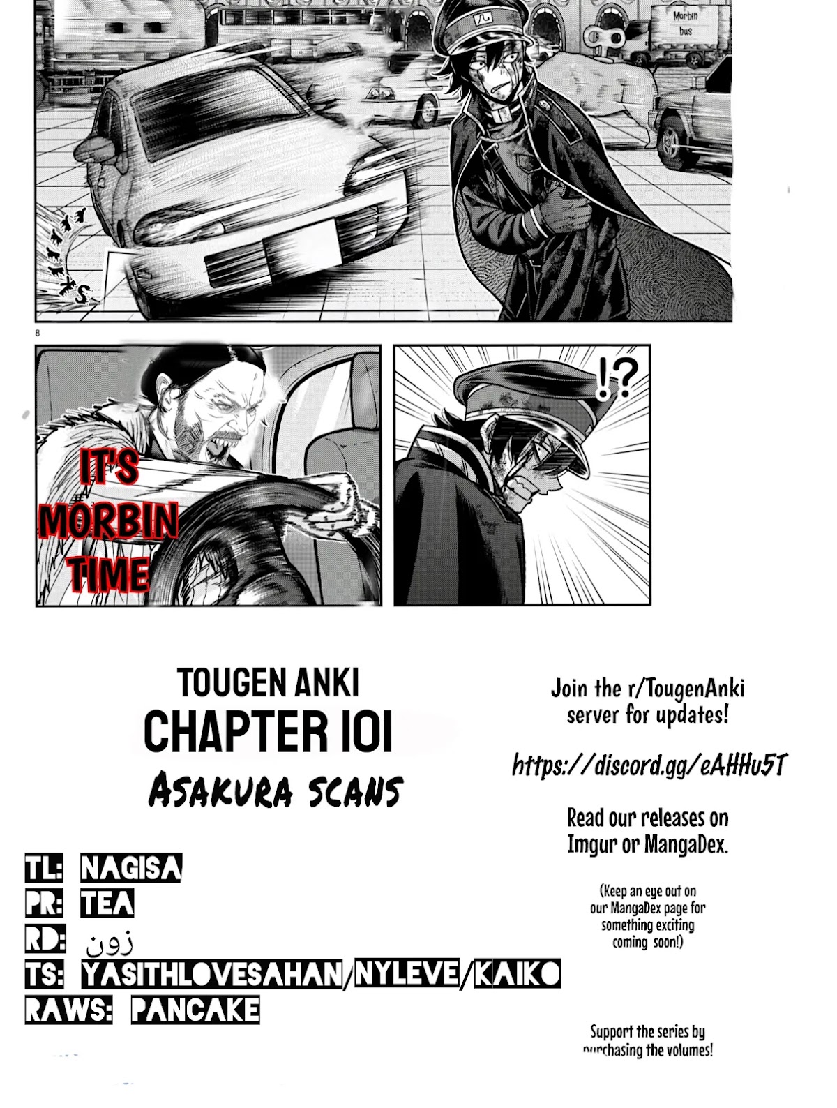 Tougen Anki Chapter 101 page 22 - Chapter 101: Captain's Back!