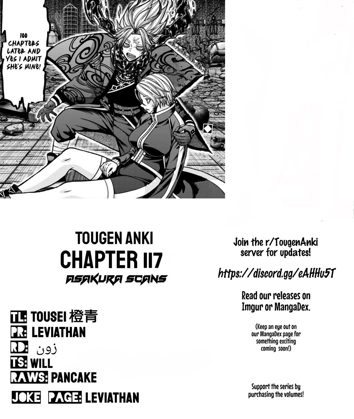 Tougen Anki Chapter 117 page 20 - Chapter 117: I Will Protect You