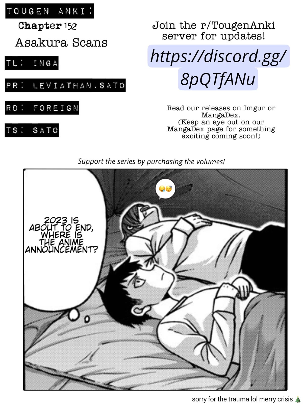 Tougen Anki Chapter 152 page 20 - Chapter 152: Tenderness