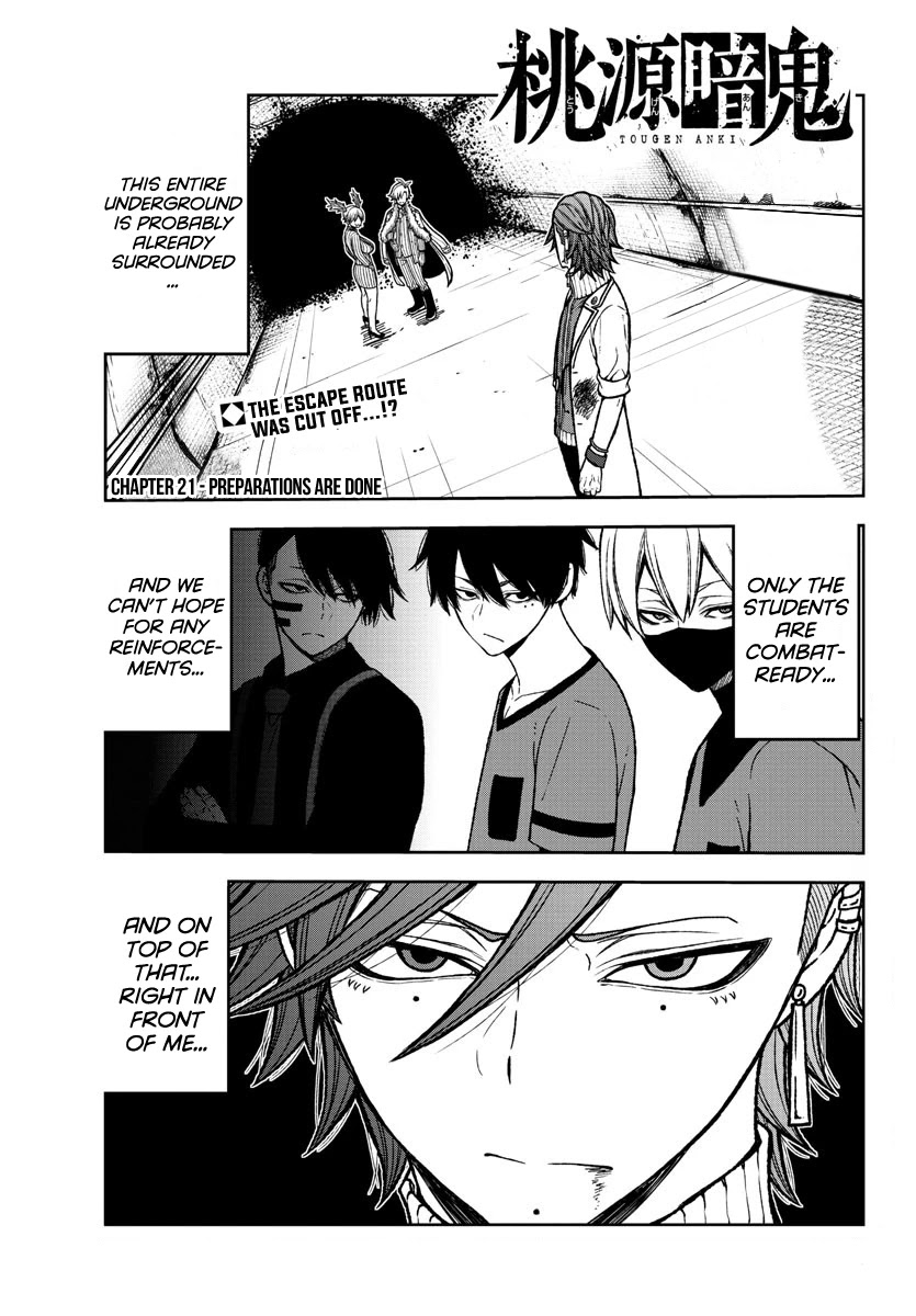 Tougen Anki Chapter 21 page 1 - Chapter 21: Preperations are done