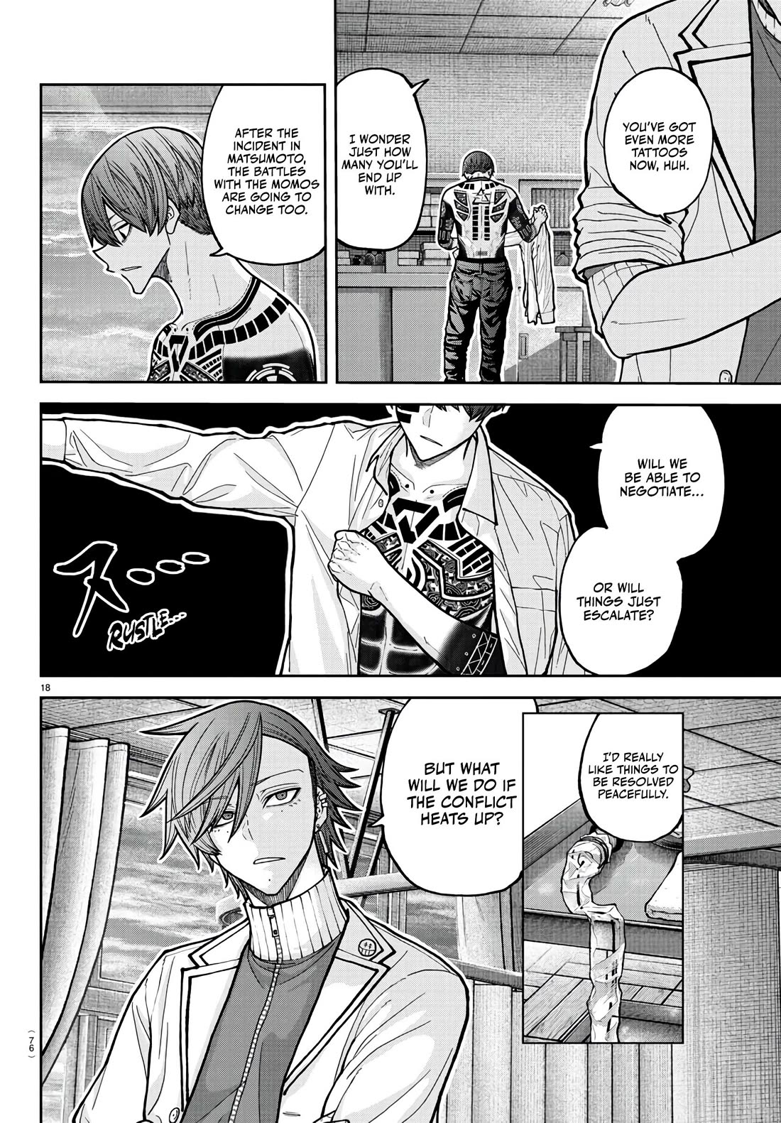 Tougen Anki Chapter 218 page 18 - Chapter 218: Back to Matsumoto