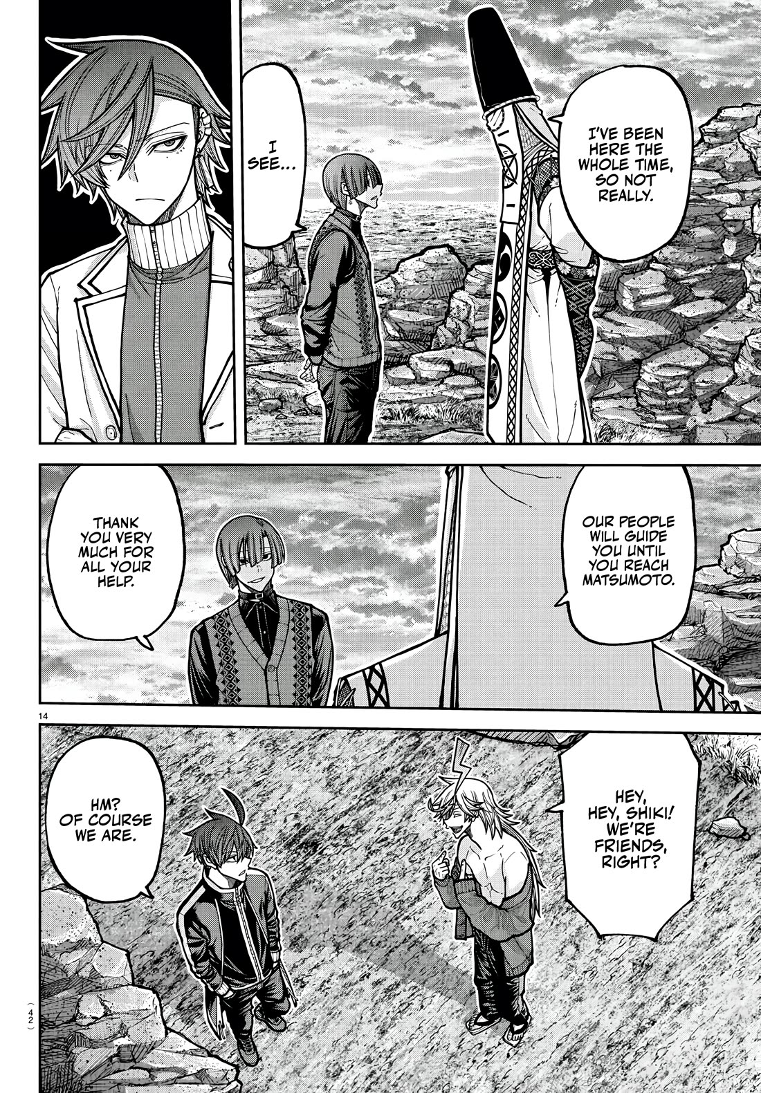 Tougen Anki Chapter 220 page 14 - Chapter 220: Bye-bye