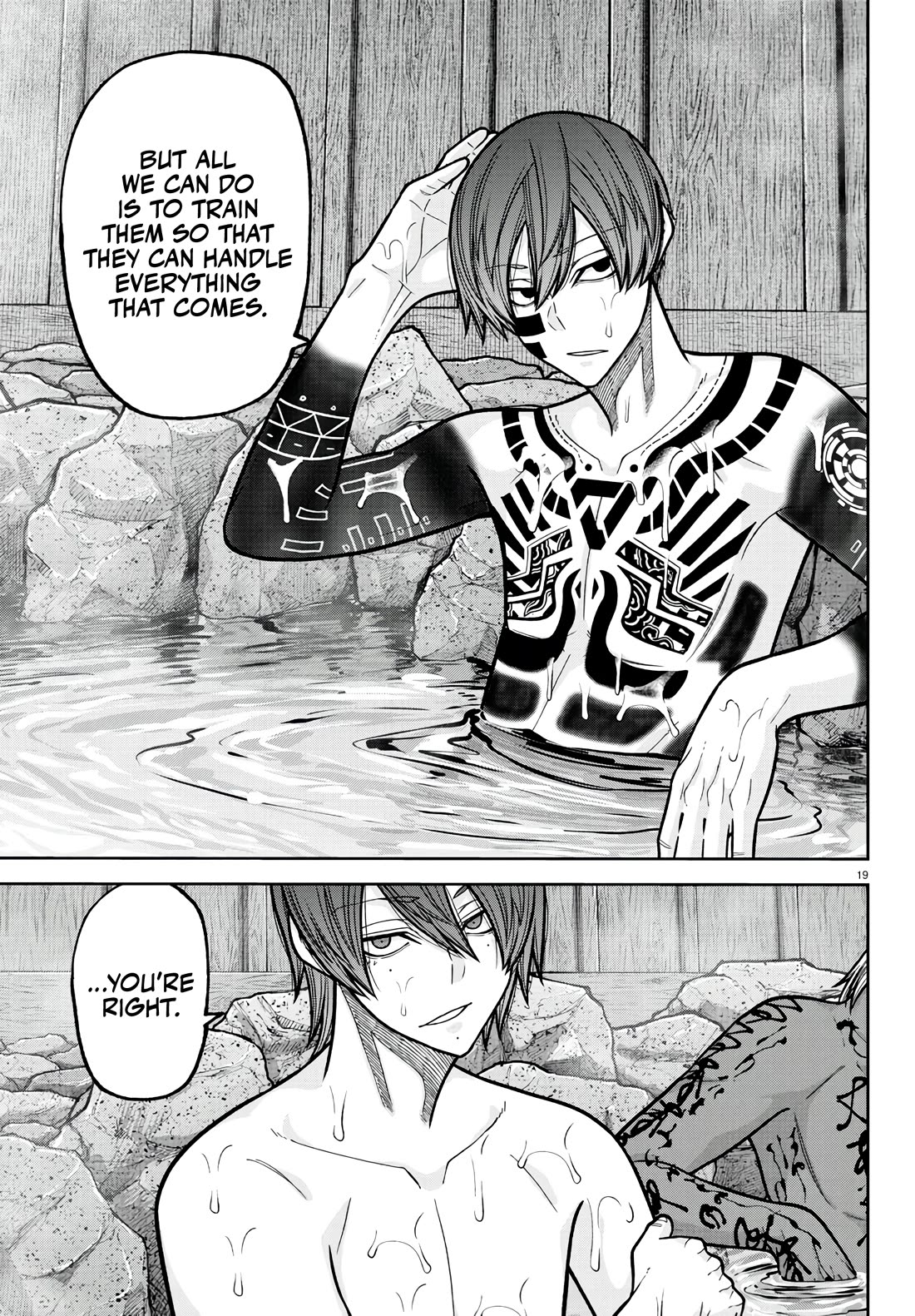 Tougen Anki Chapter 221 page 19 - Chapter 221: King of the Bathhouse