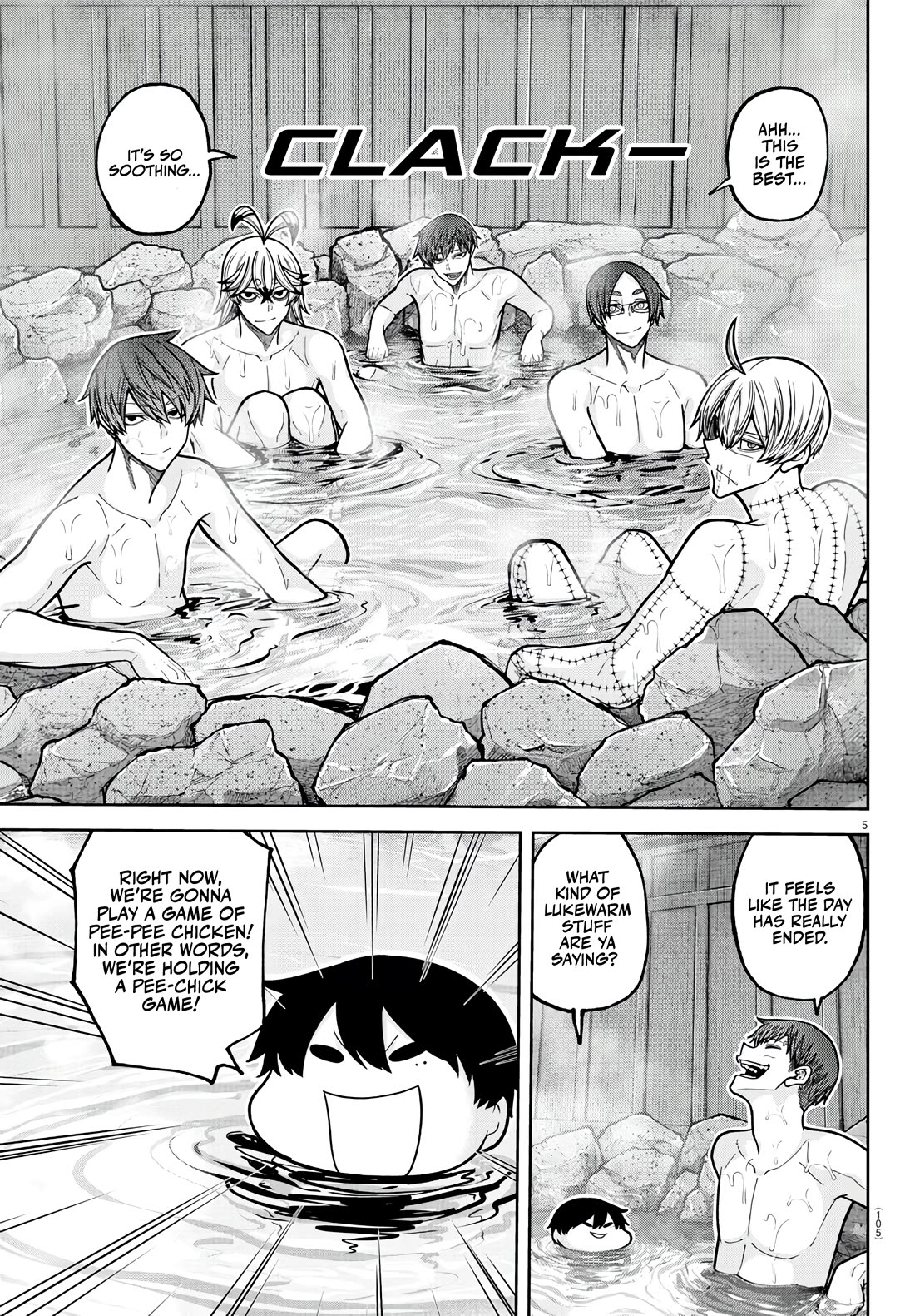 Tougen Anki Chapter 221 page 5 - Chapter 221: King of the Bathhouse