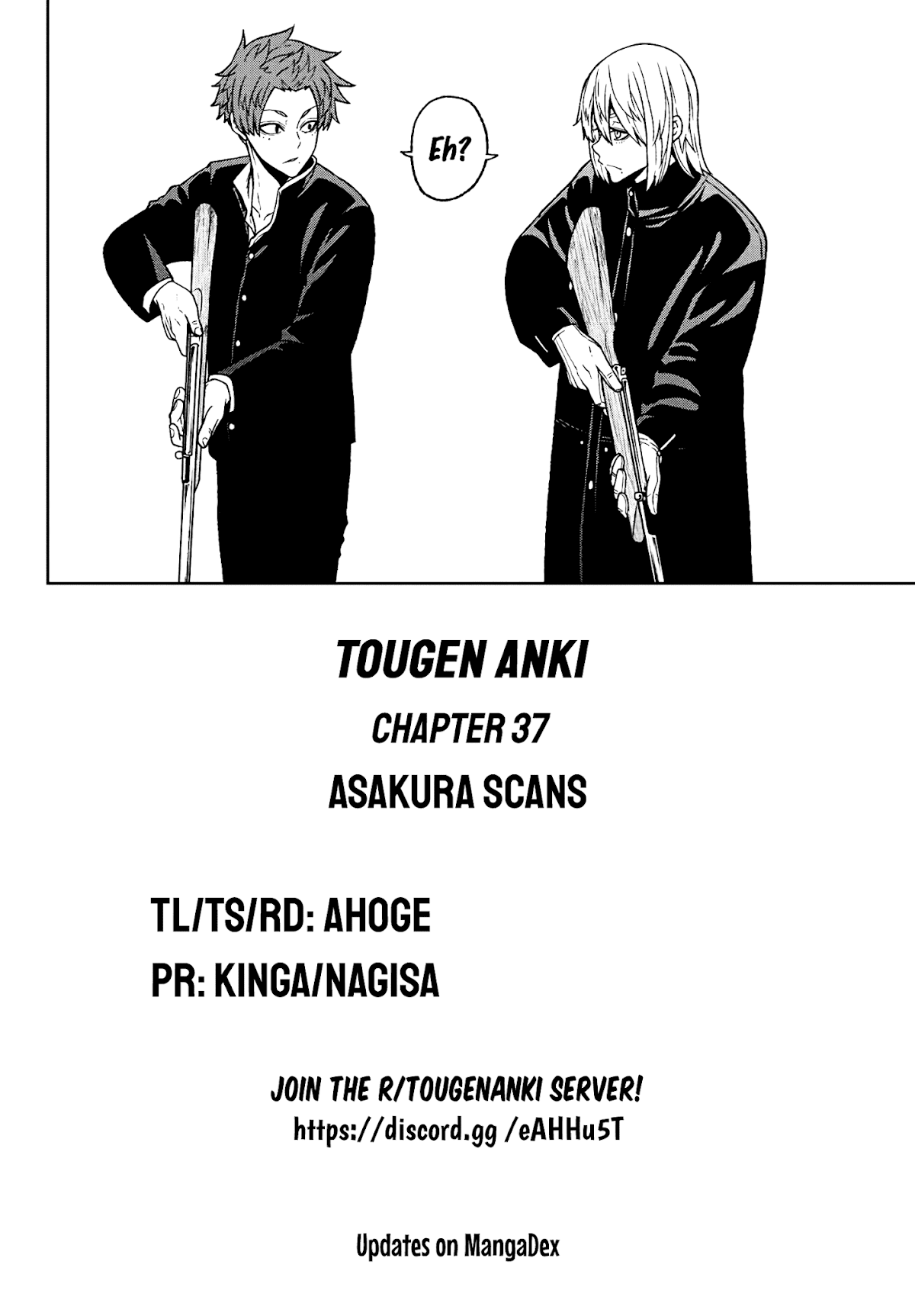 Tougen Anki Chapter 37 page 22 - Chapter 37: "Gate of the Gods" Mikado