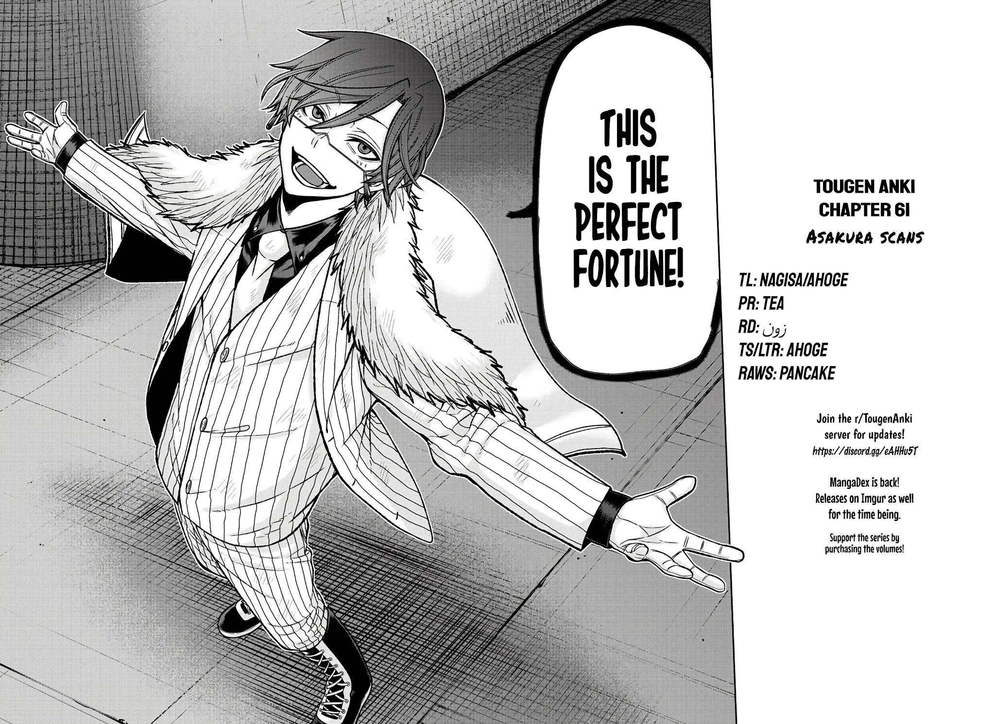 Tougen Anki Chapter 61 page 21 - Chapter 61: The Perfect Fortune