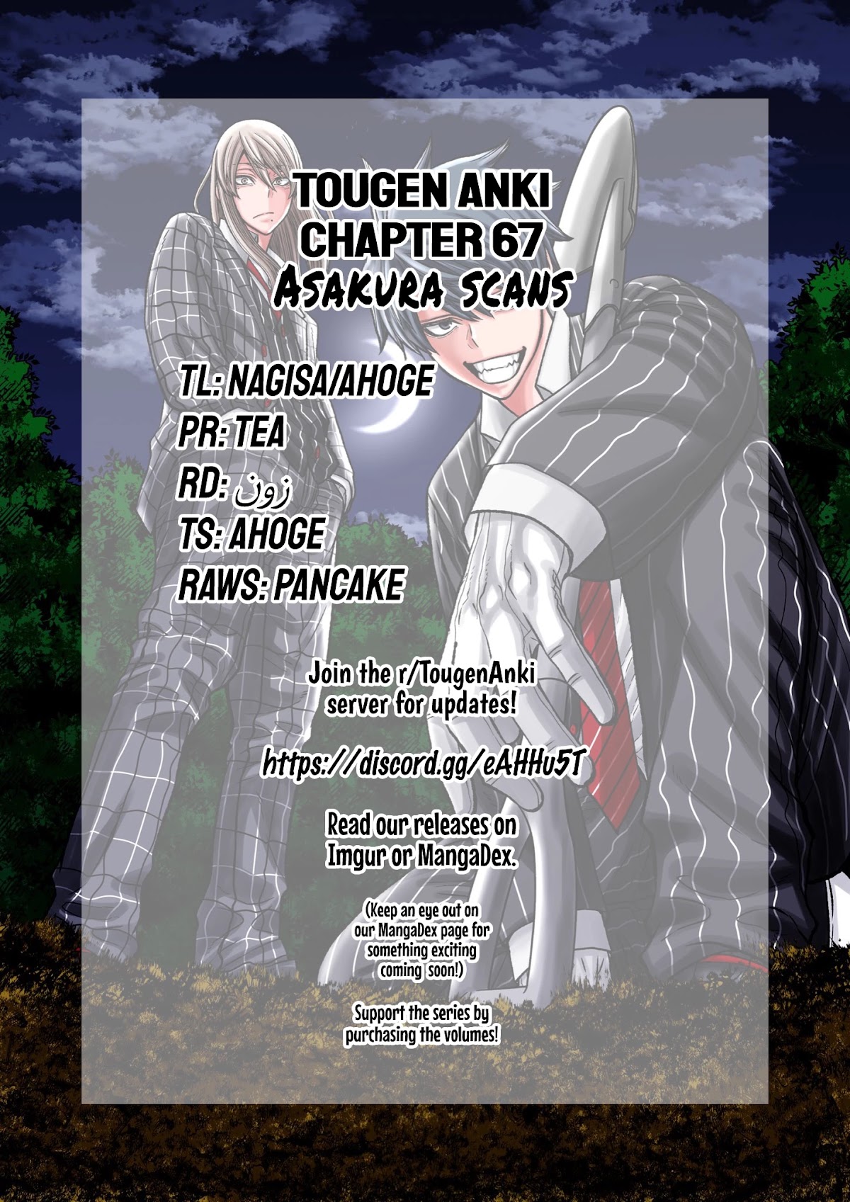 Tougen Anki Chapter 67 page 21 - Chapter 67: Farewell