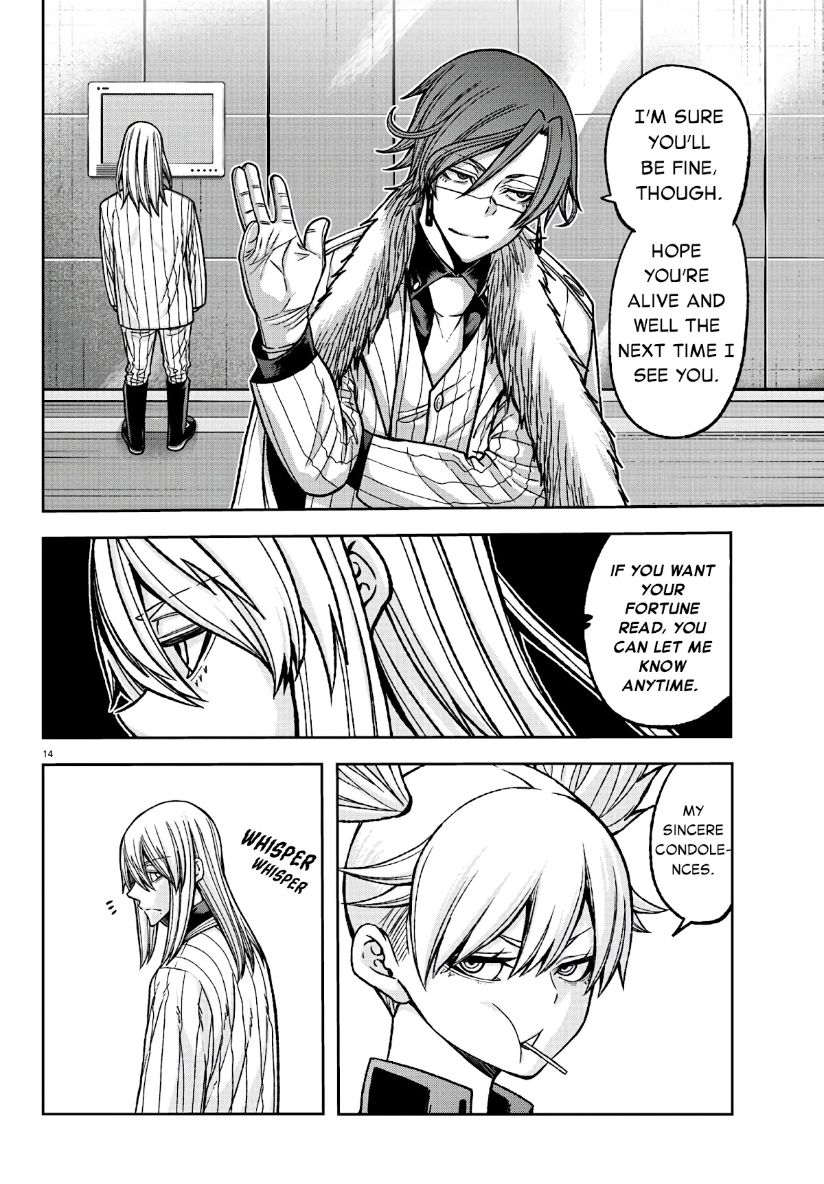 Tougen Anki Chapter 89 page 14 - Chapter 89: Audience