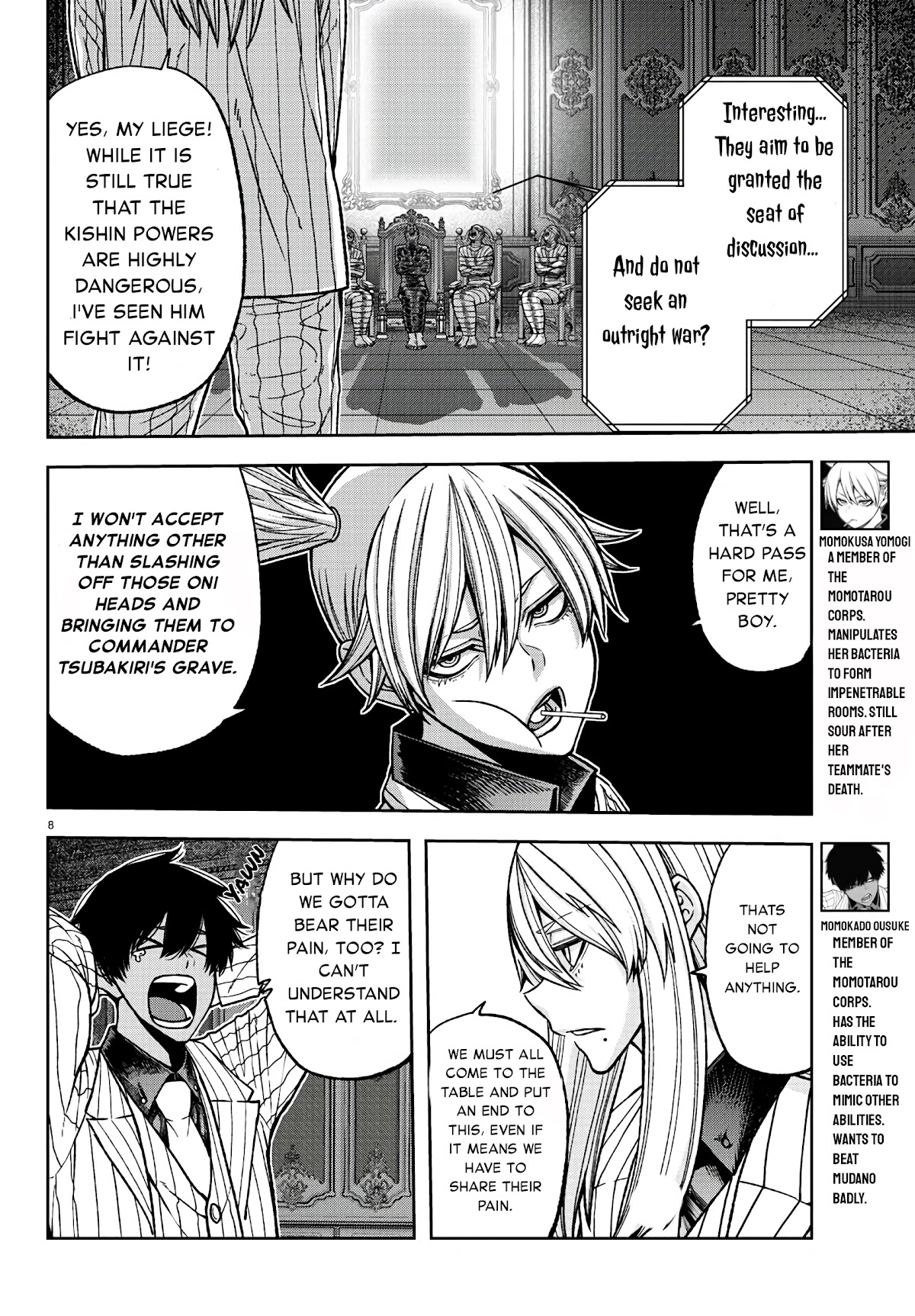 Tougen Anki Chapter 89 page 8 - Chapter 89: Audience