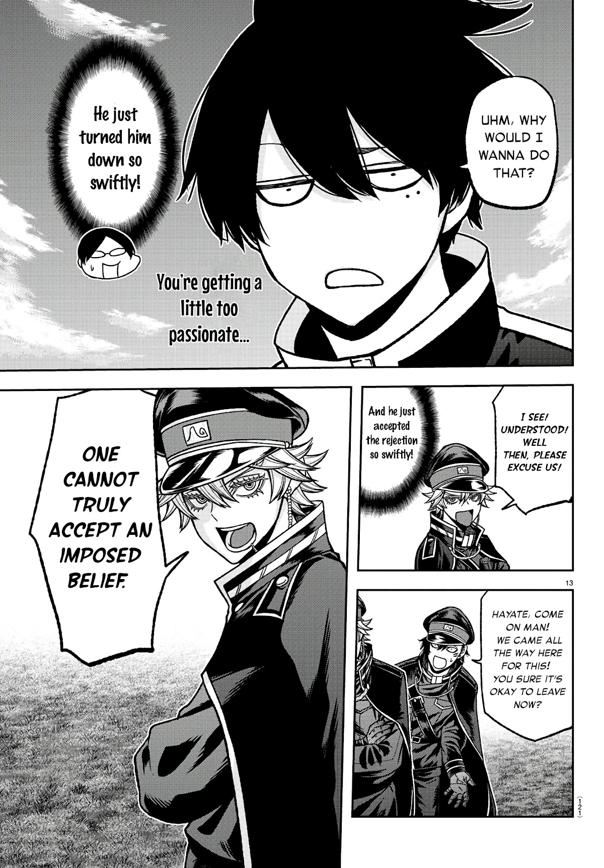 Tougen Anki Chapter 91 page 13 - Chapter 91: When Shiki met Hayate
