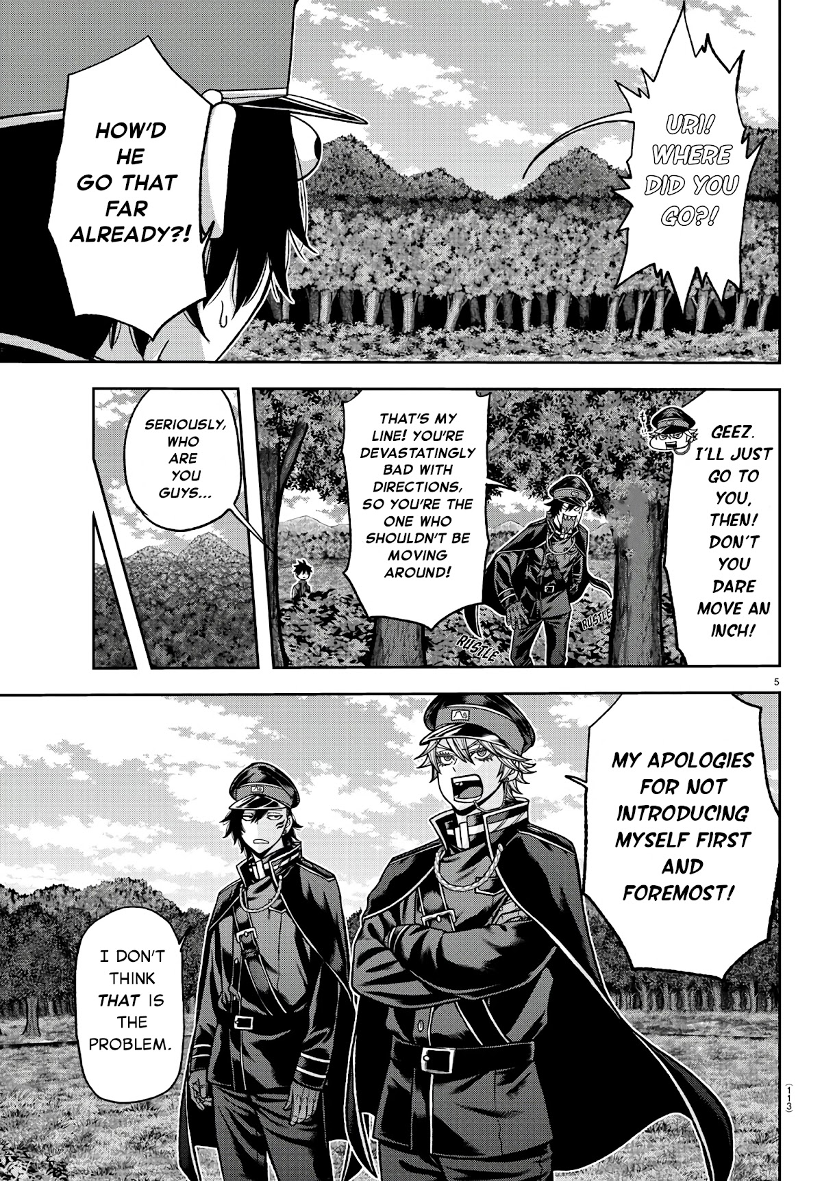Tougen Anki Chapter 91 page 5 - Chapter 91: When Shiki met Hayate