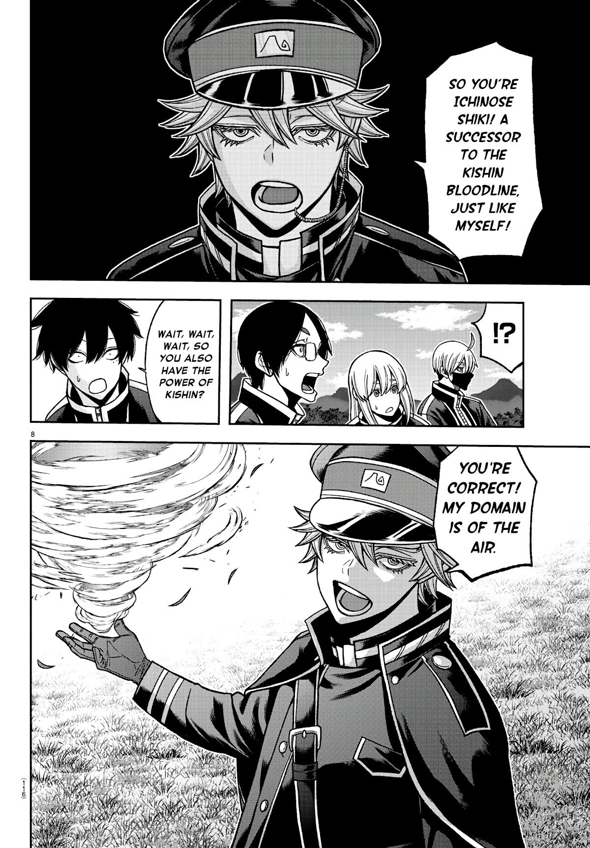 Tougen Anki Chapter 91 page 8 - Chapter 91: When Shiki met Hayate