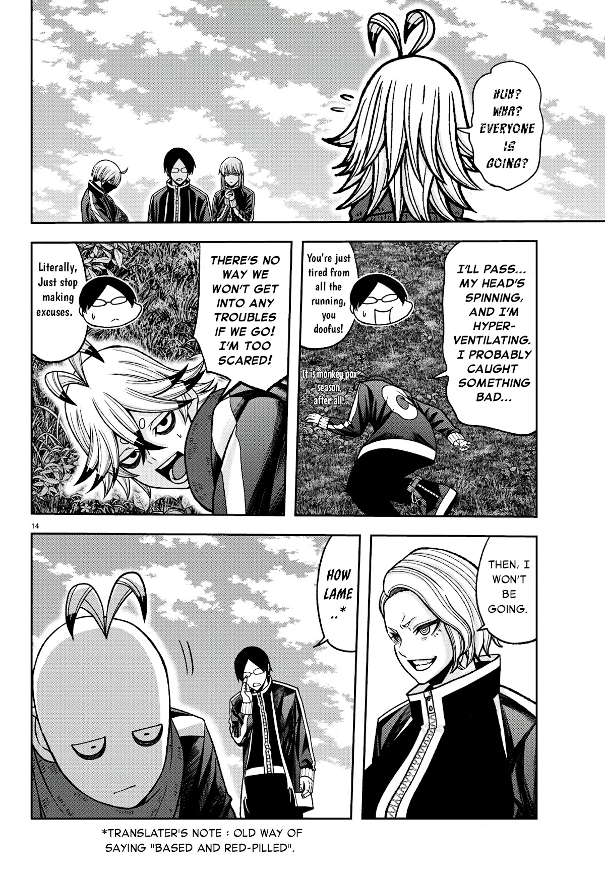 Tougen Anki Chapter 92 page 14 - Chapter 92: Prodigal Son