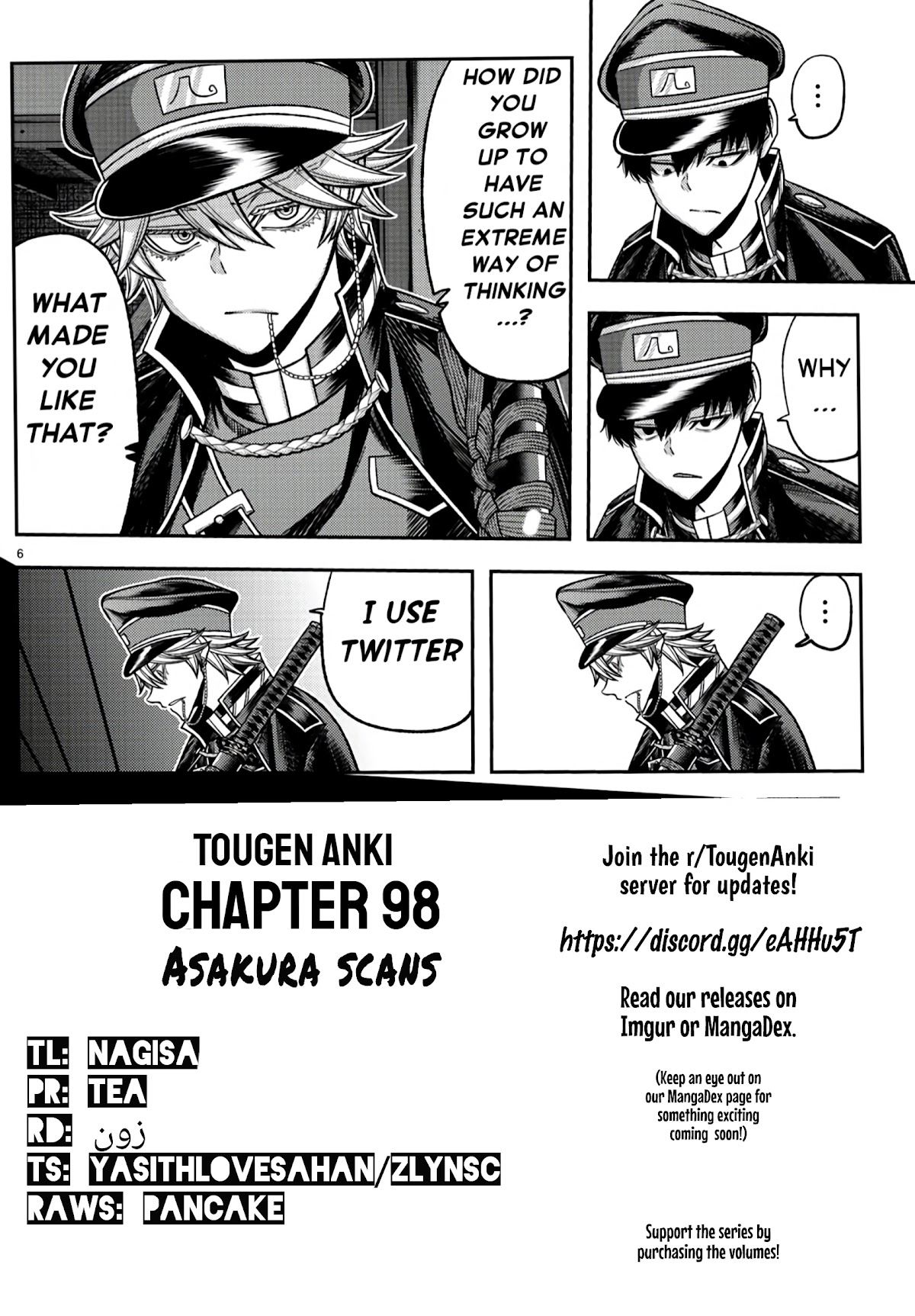 Tougen Anki Chapter 98 page 20 - Chapter 98: Todoroki's decision