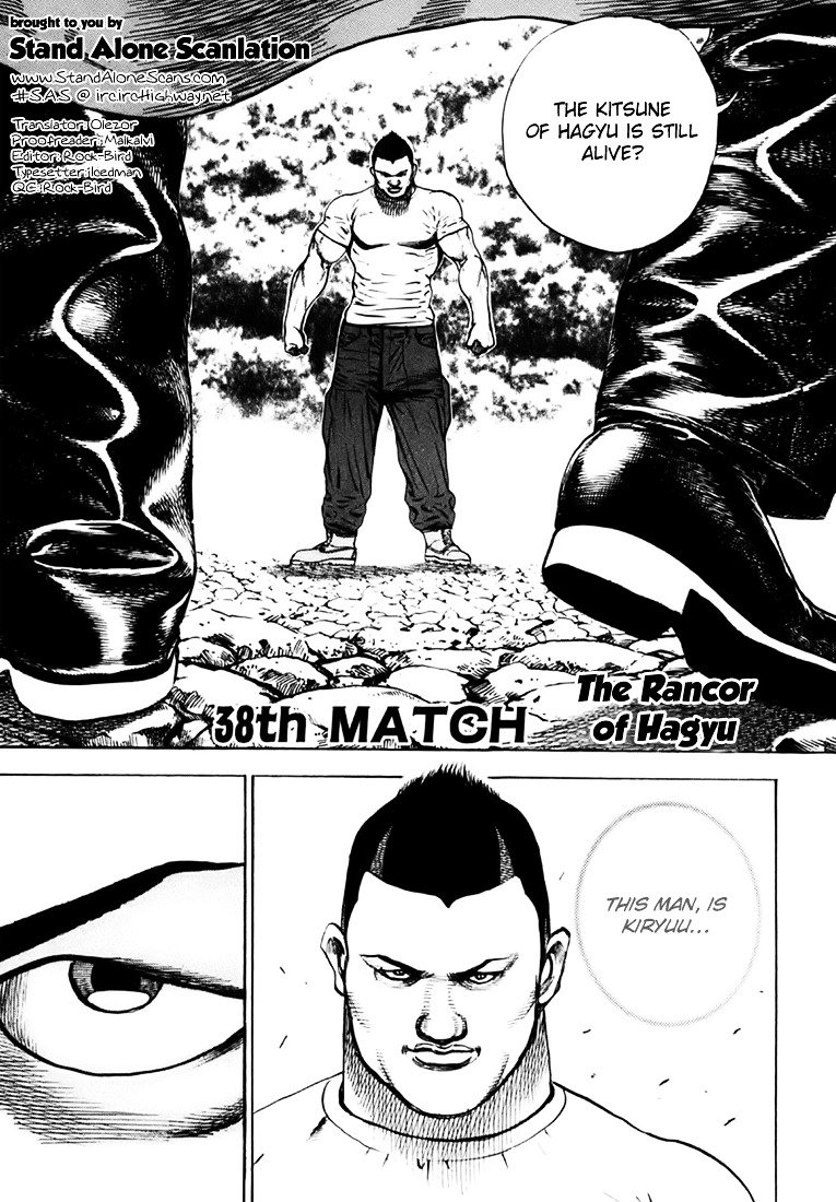 Tough Chapter 38 page 1 - Chapter 38 : 38th Match - The Rancor of Hagyu