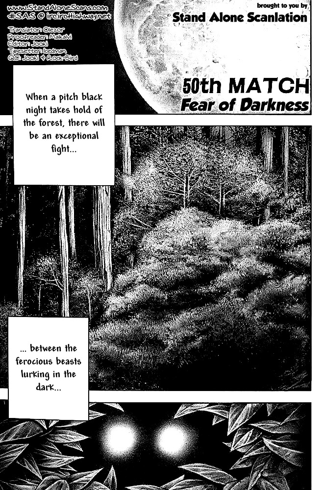 Tough Chapter 50 page 1 - Chapter 50 : 50th Match - Fear of Darkness