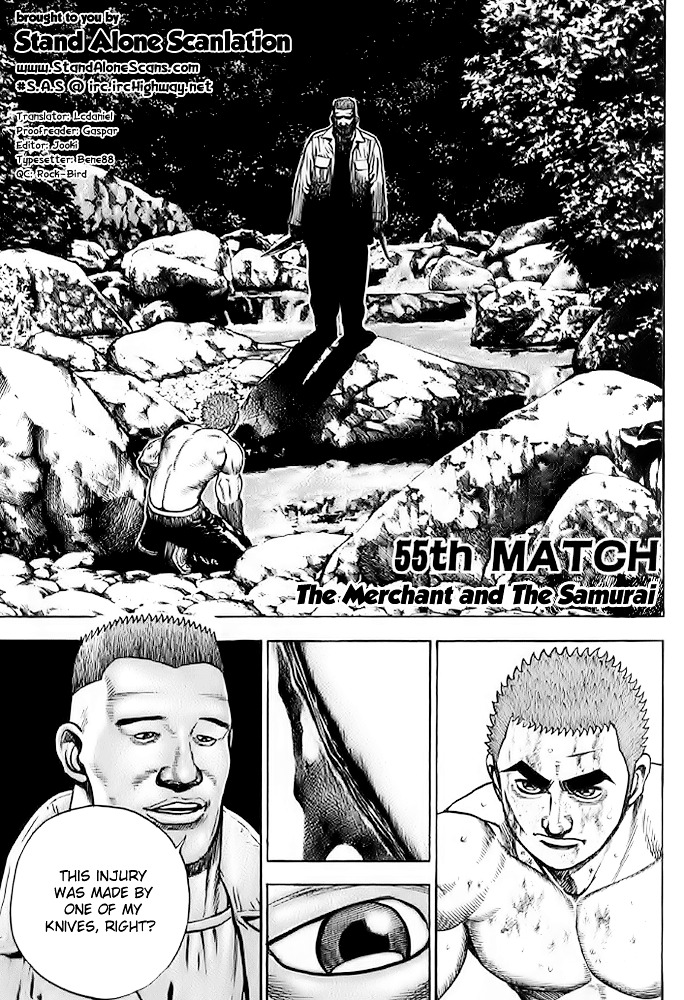 Tough Chapter 55 page 1 - Chapter 55 : 55th Match - The Merchant and The Samurai