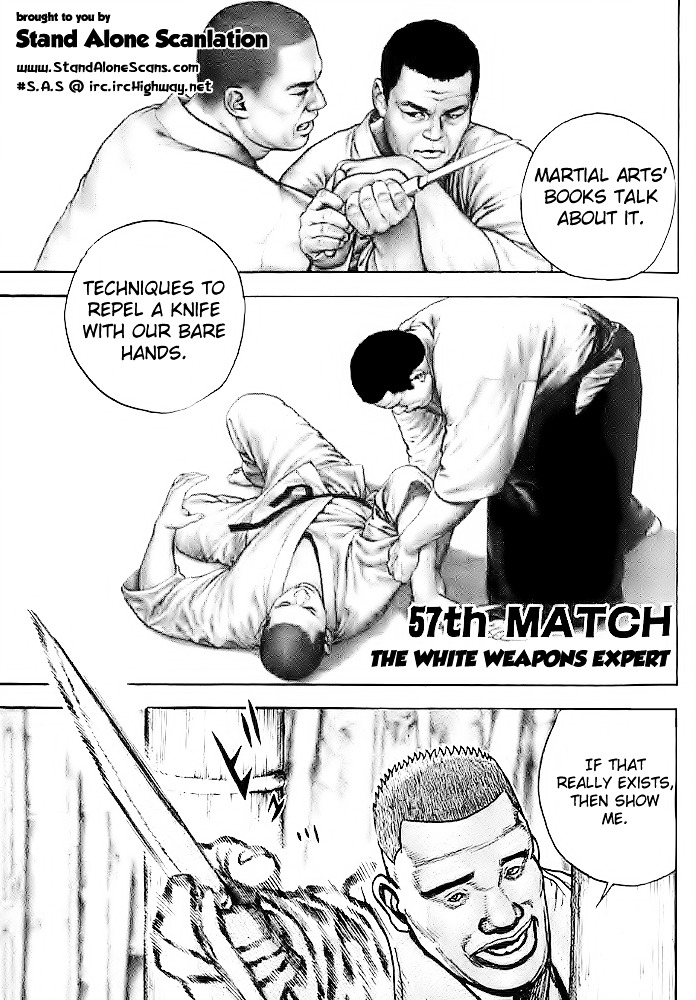 Tough Chapter 57 page 1 - Chapter 57 : 57th Match - The White Weapons Expert