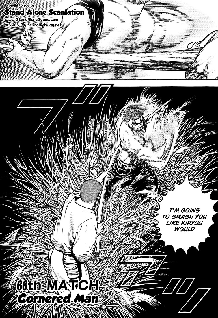 Tough Chapter 66 page 1 - Chapter 66 : 66th Match - Cornered Man