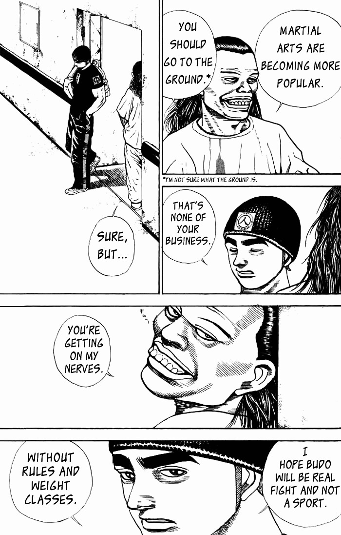 Tough Chapter 7 page 13 - Chapter 7 : 7th Match - Wakabashi's Speech