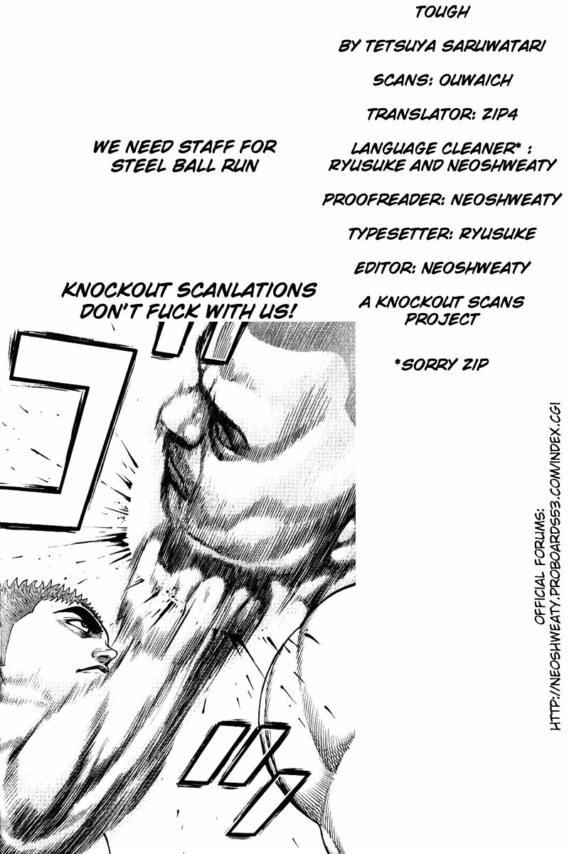 Tough Chapter 7 page 19 - Chapter 7 : 7th Match - Wakabashi's Speech