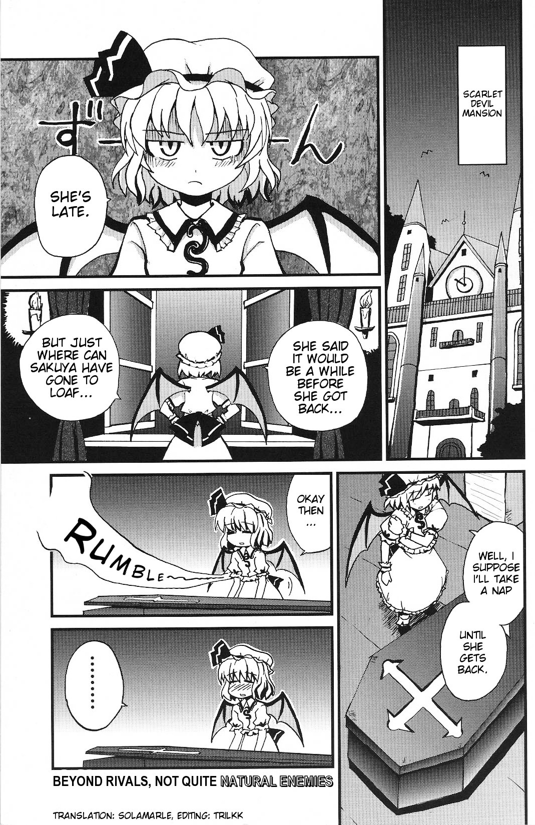 Touhou - Bohemian Archive in Japanese Red Chapter 6 page 1 - Chapter 6: Beyond rival, not quite natural enemies