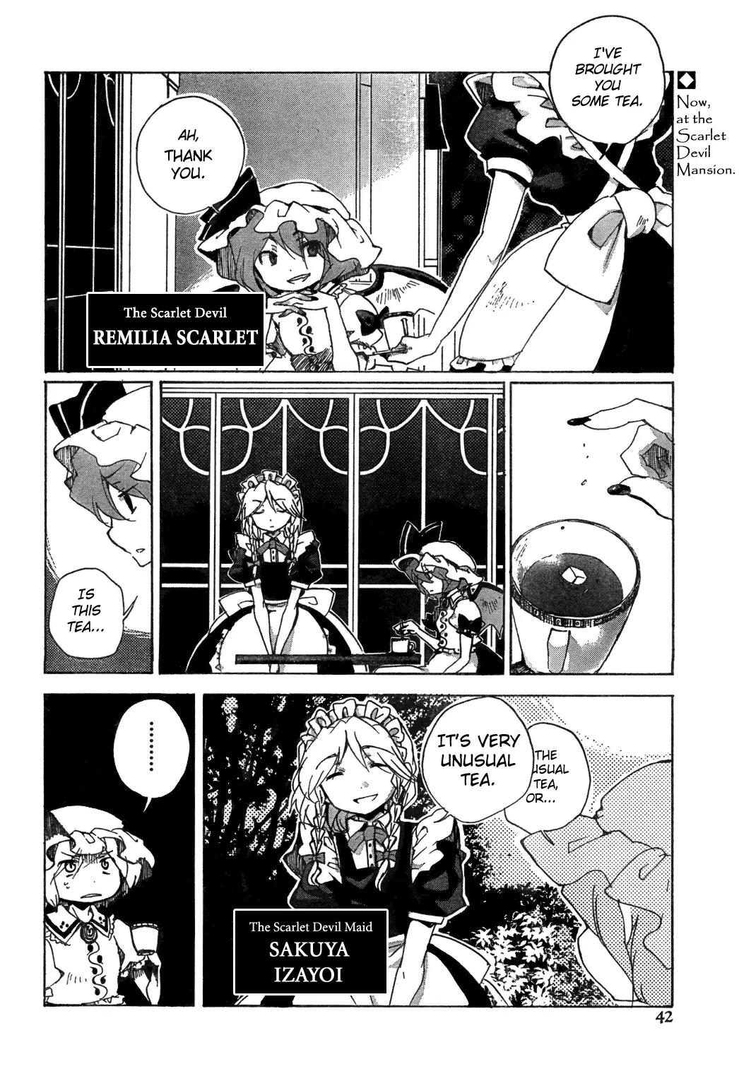 Touhou Bougetsushou - Silent Sinner in Blue Chapter 3 page 4 - Chapter 3: The Scarlet Rocket