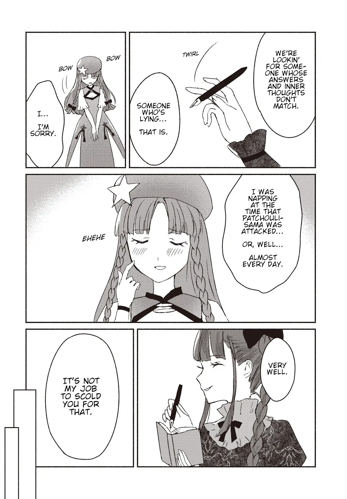 Touhou Chireikiden - Cheating Detective Satori Chapter 1 page 21 - Chapter 1