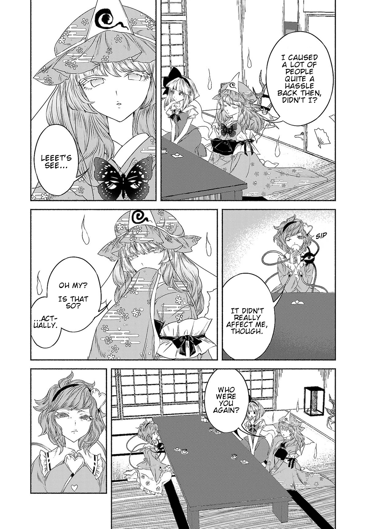 Touhou Chireikiden - Cheating Detective Satori Chapter 11 page 11 - Chapter 11: Ghostly Friend’s Dream Divination High in Spirits (Final Part)