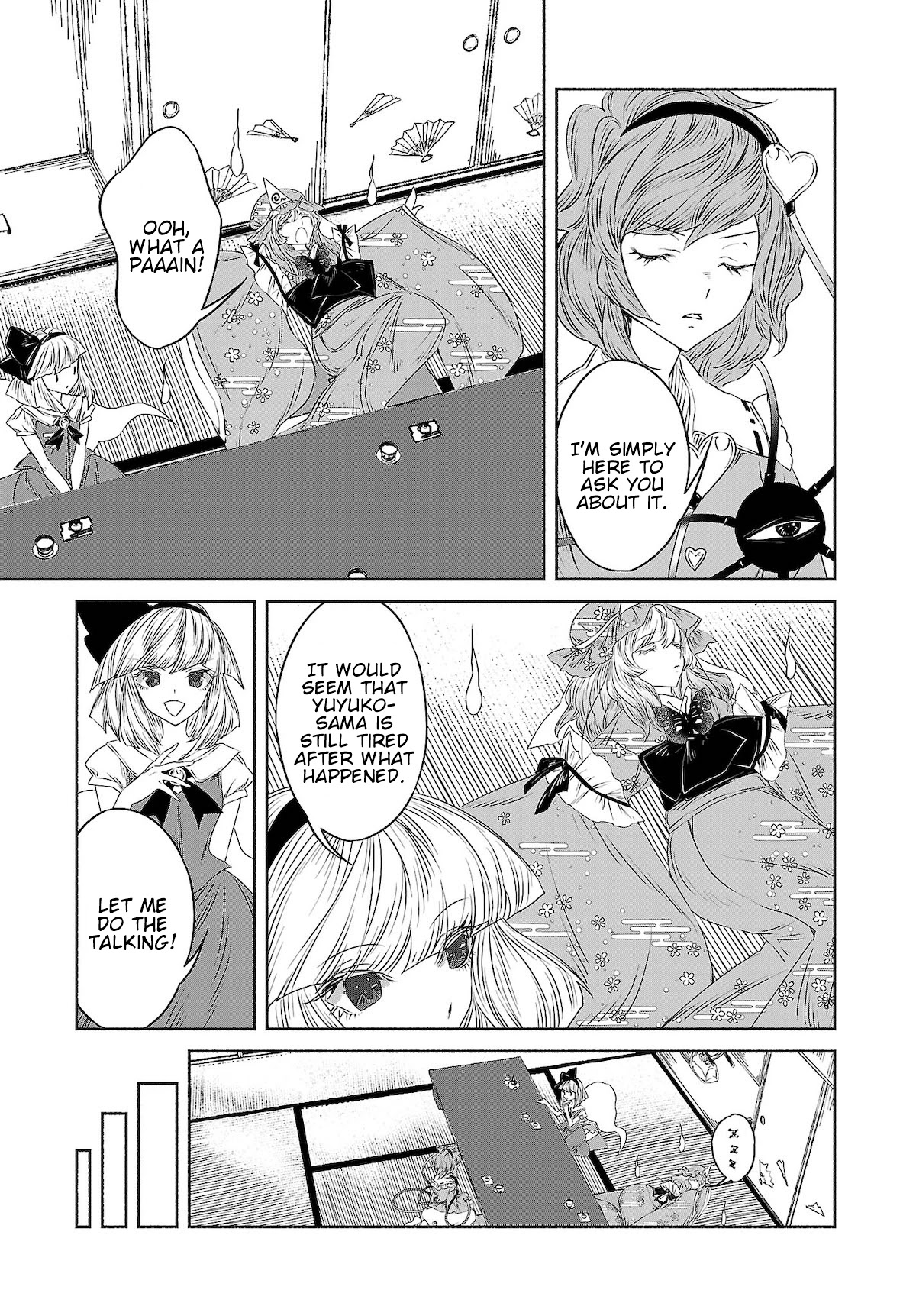 Touhou Chireikiden - Cheating Detective Satori Chapter 11 page 13 - Chapter 11: Ghostly Friend’s Dream Divination High in Spirits (Final Part)