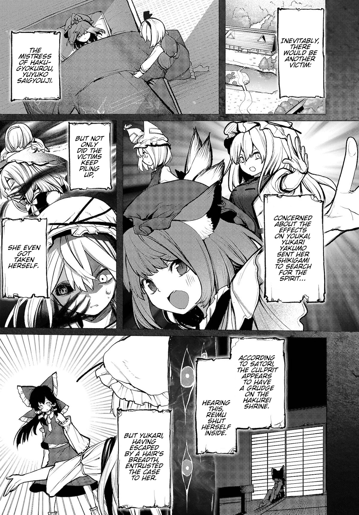Touhou Chireikiden - Cheating Detective Satori Chapter 12 page 4 - Chapter 12: The Luminous Pearl Eternally Awaiting Salvation (Pt. I)