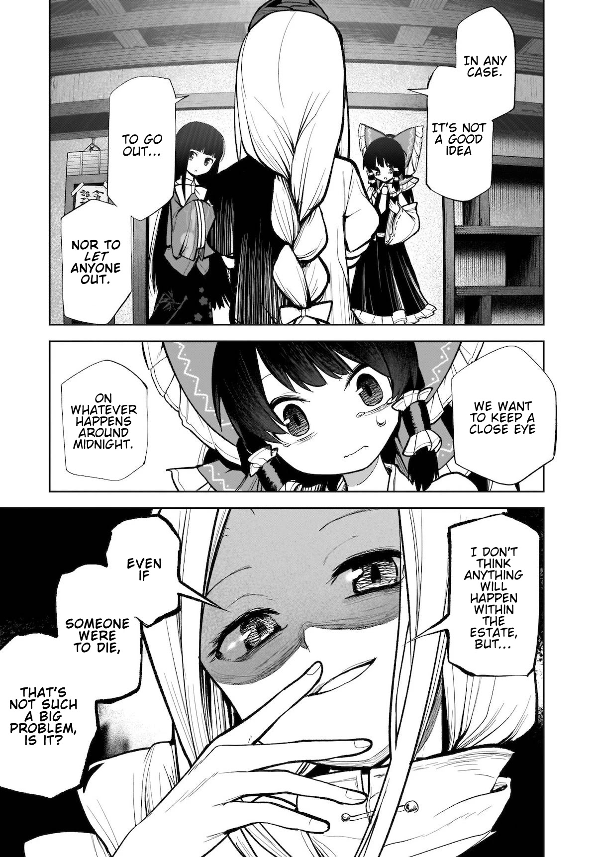 Touhou Chireikiden - Cheating Detective Satori Chapter 13 page 17 - Chapter 13: The Luminous Pearl Eternally Awaiting Salvation (Pt. II)