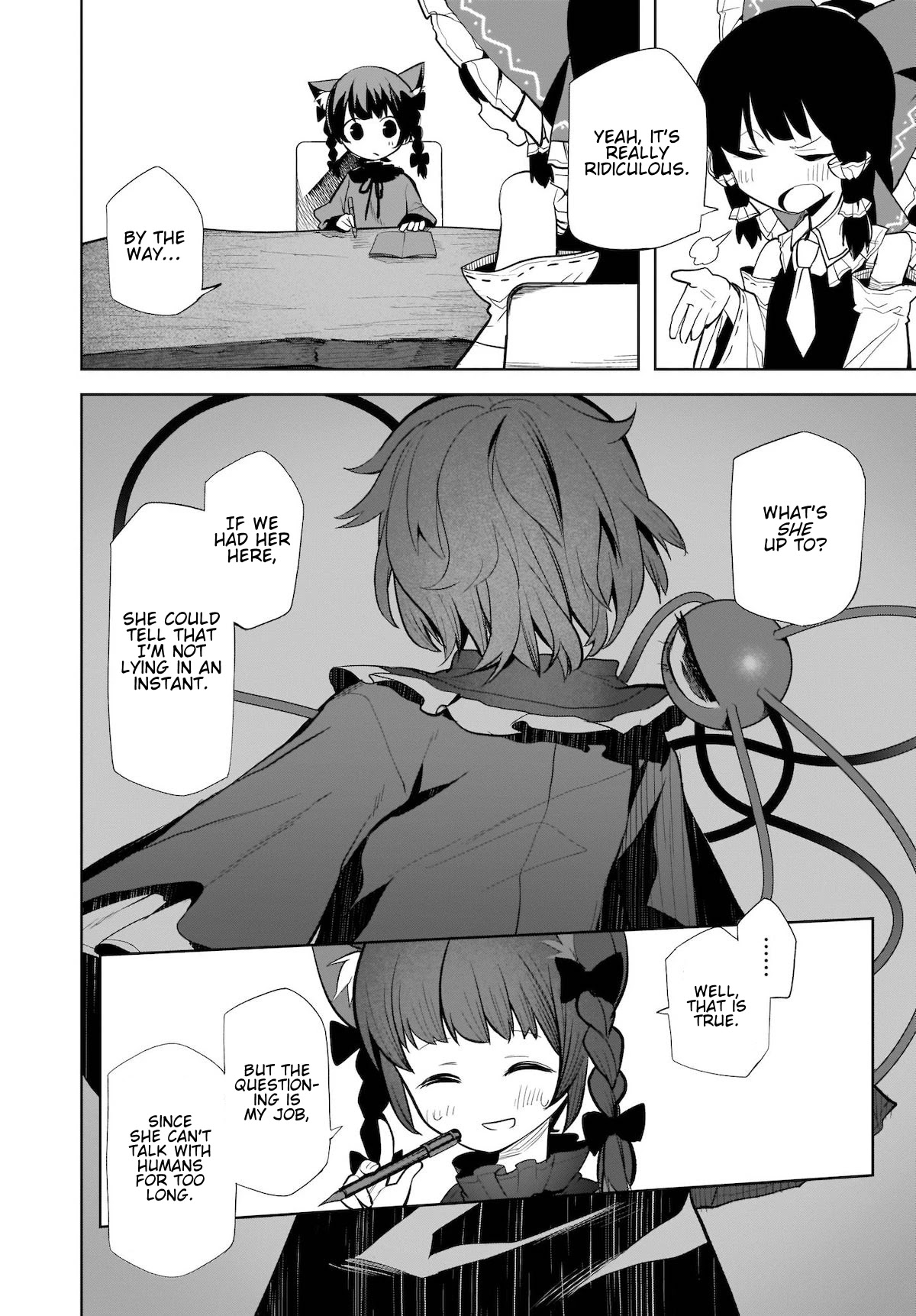 Touhou Chireikiden - Cheating Detective Satori Chapter 14 page 10 - Chapter 14: The Luminous Pearl Eternally Awaiting Salvation (Pt. III)