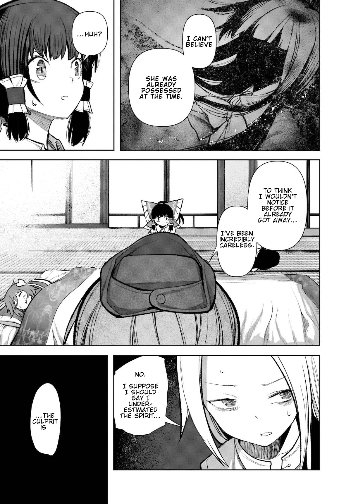 Touhou Chireikiden - Cheating Detective Satori Chapter 16 page 13 - Chapter 16: The Luminous Pearl Eternally Awaiting Salvation (Pt. V)