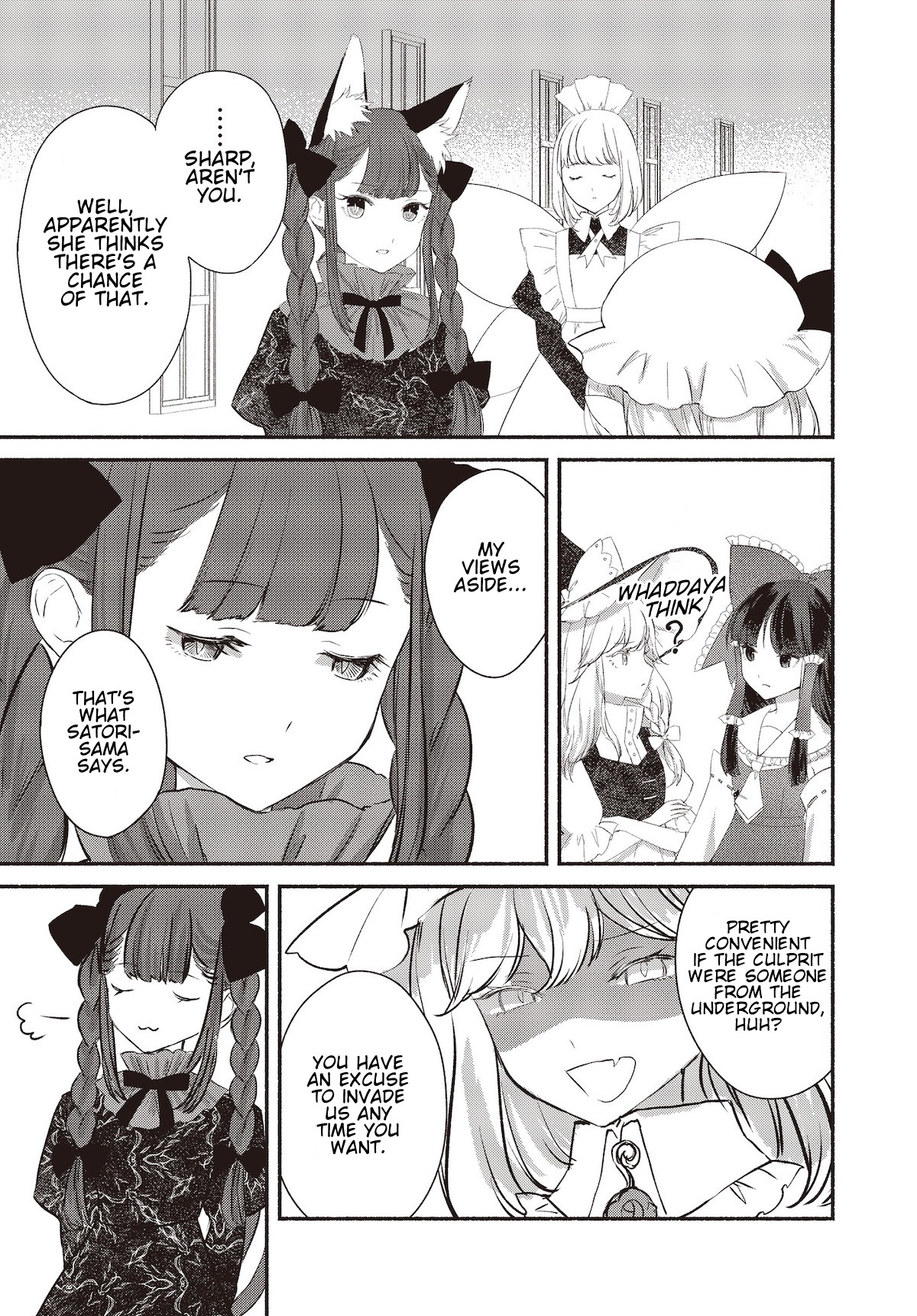 Touhou Chireikiden - Cheating Detective Satori Chapter 2 page 7 - Chapter 2: The SDM Case Goes Under the Ground (Pt. II)