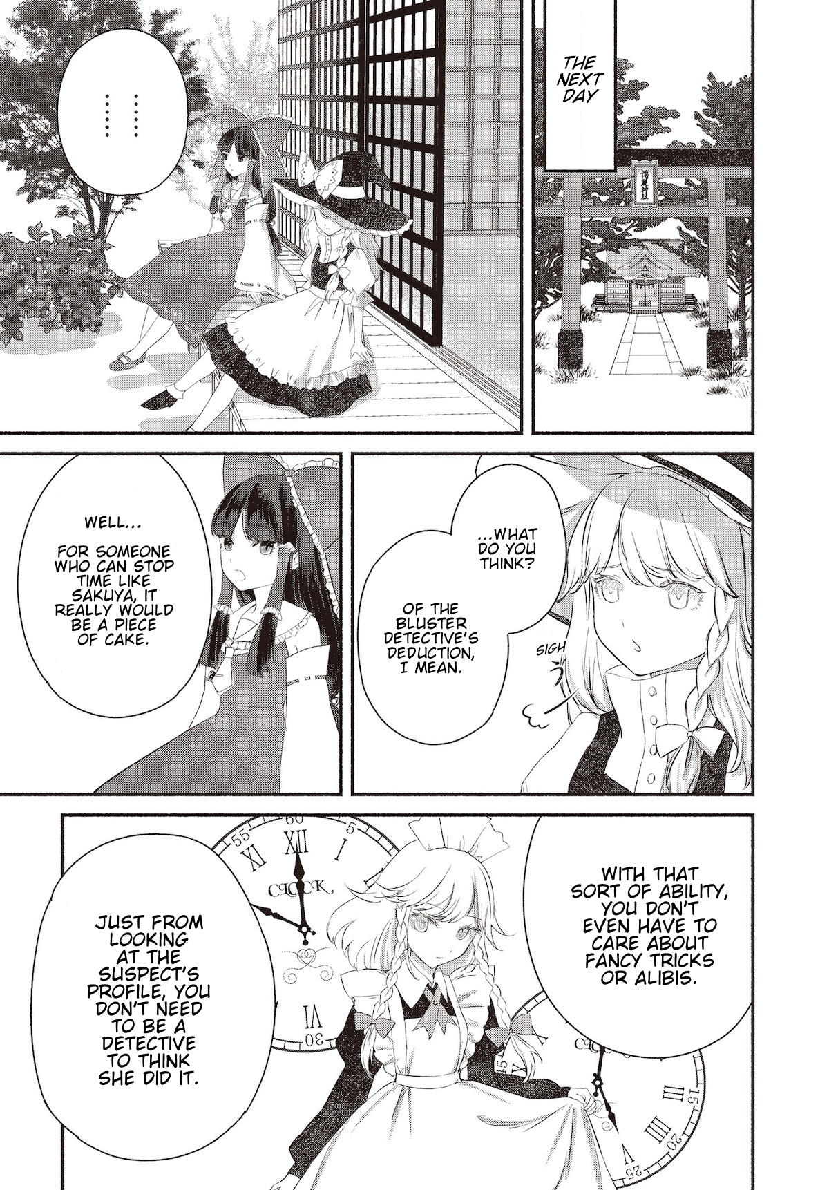 Touhou Chireikiden - Cheating Detective Satori Chapter 2 page 9 - Chapter 2: The SDM Case Goes Under the Ground (Pt. II)