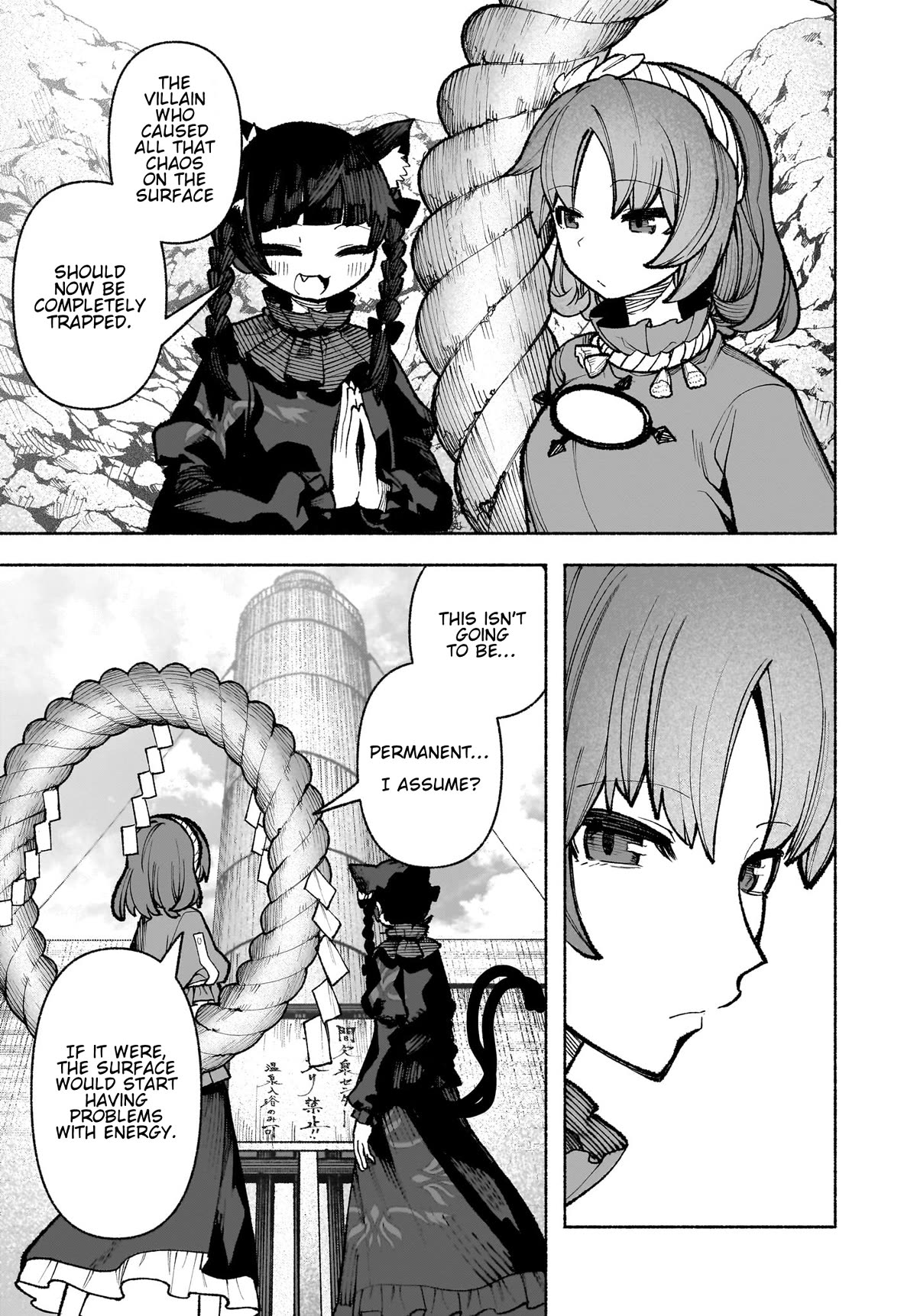 Touhou Chireikiden - Cheating Detective Satori Chapter 32 page 3 - Chapter 32: Subterranean Animosity (Pt. II)