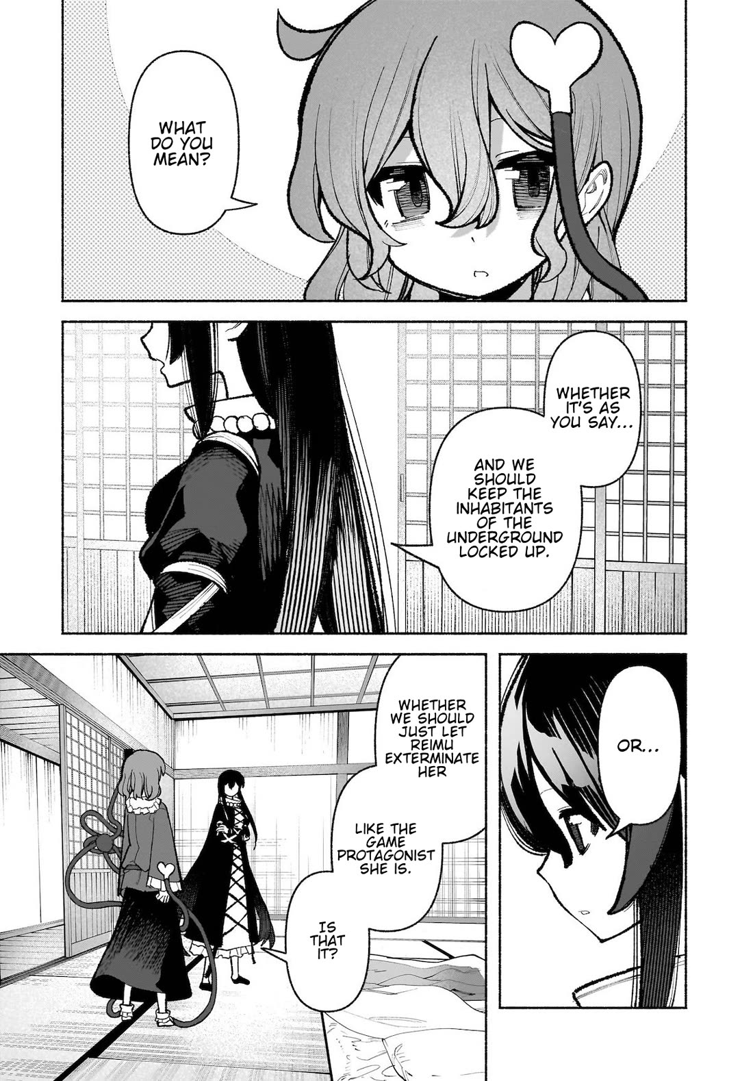 Touhou Chireikiden - Cheating Detective Satori Chapter 33 page 11 - Chapter 33: Subterranean Animosity (Pt. III)