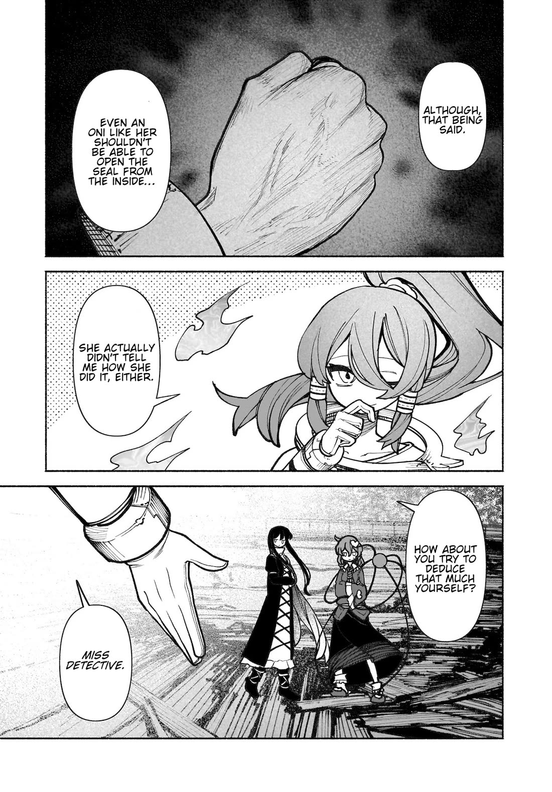 Touhou Chireikiden - Cheating Detective Satori Chapter 37 page 22 - Chapter 37: Subterranean Animosity (Pt. VII)