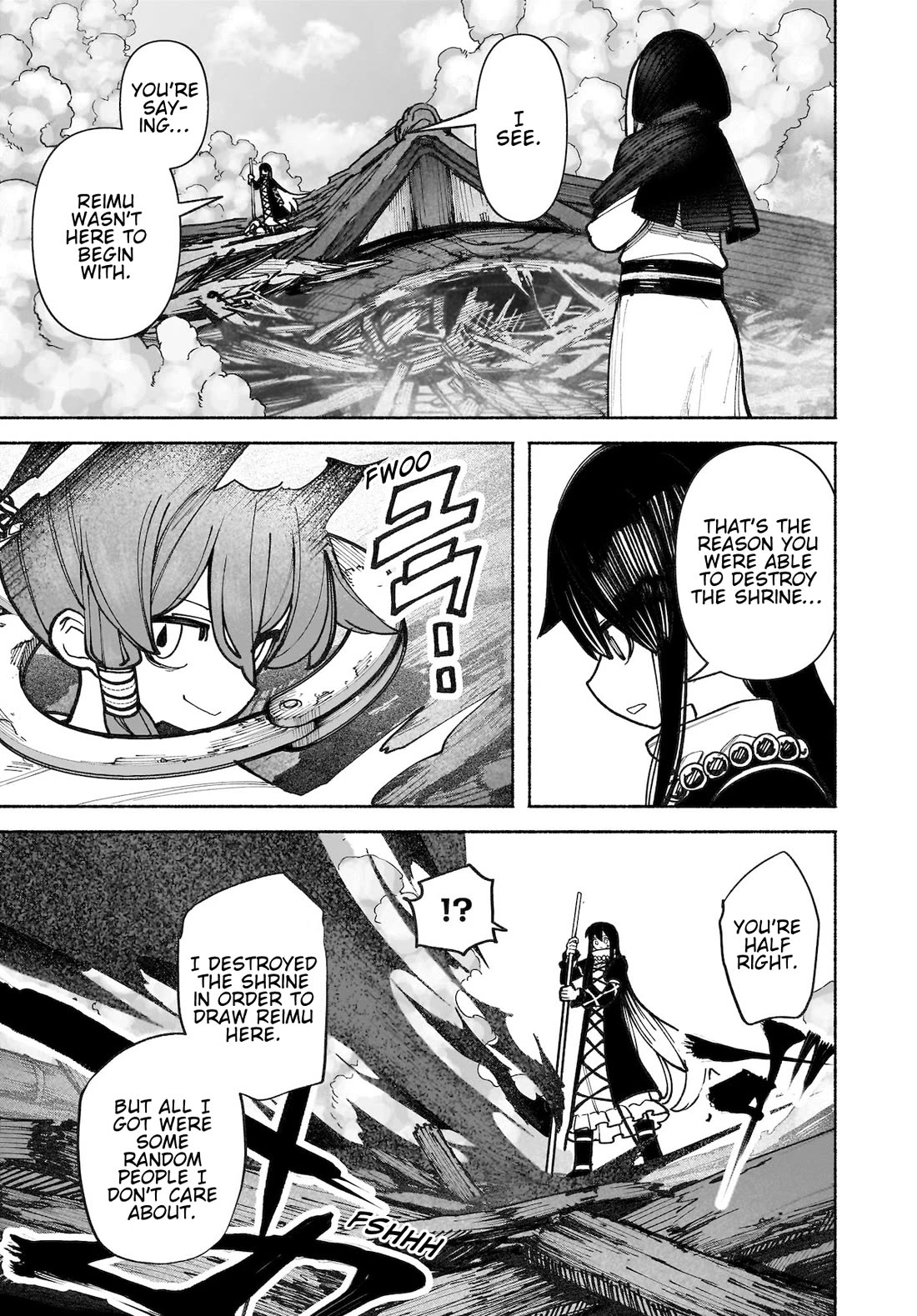 Touhou Chireikiden - Cheating Detective Satori Chapter 37 page 3 - Chapter 37: Subterranean Animosity (Pt. VII)