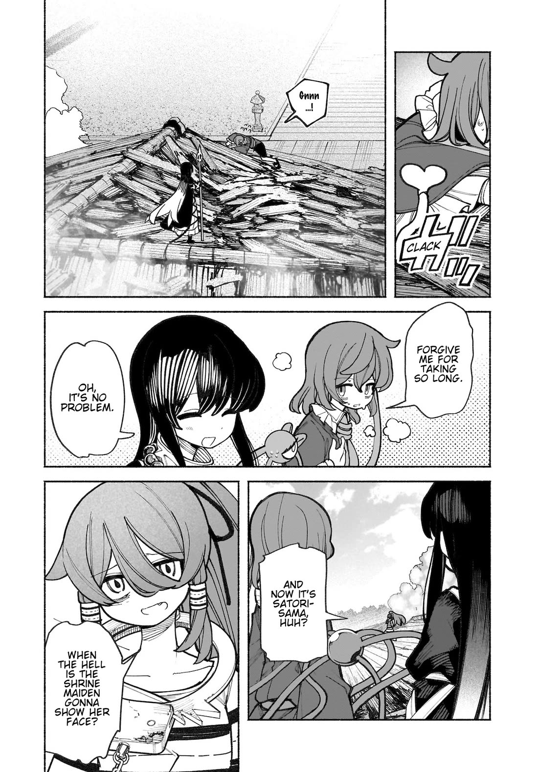 Touhou Chireikiden - Cheating Detective Satori Chapter 37 page 7 - Chapter 37: Subterranean Animosity (Pt. VII)