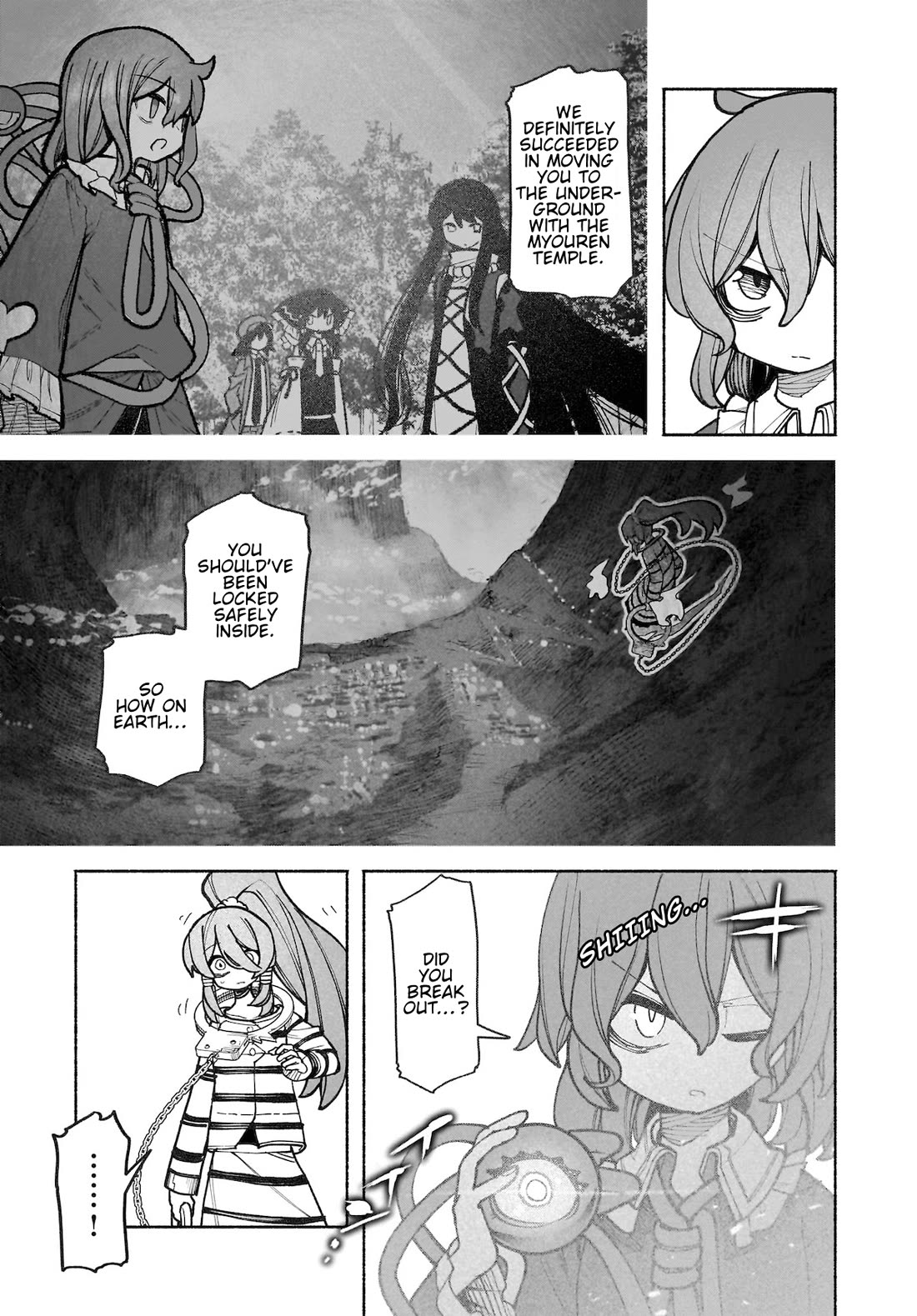 Touhou Chireikiden - Cheating Detective Satori Chapter 37 page 9 - Chapter 37: Subterranean Animosity (Pt. VII)